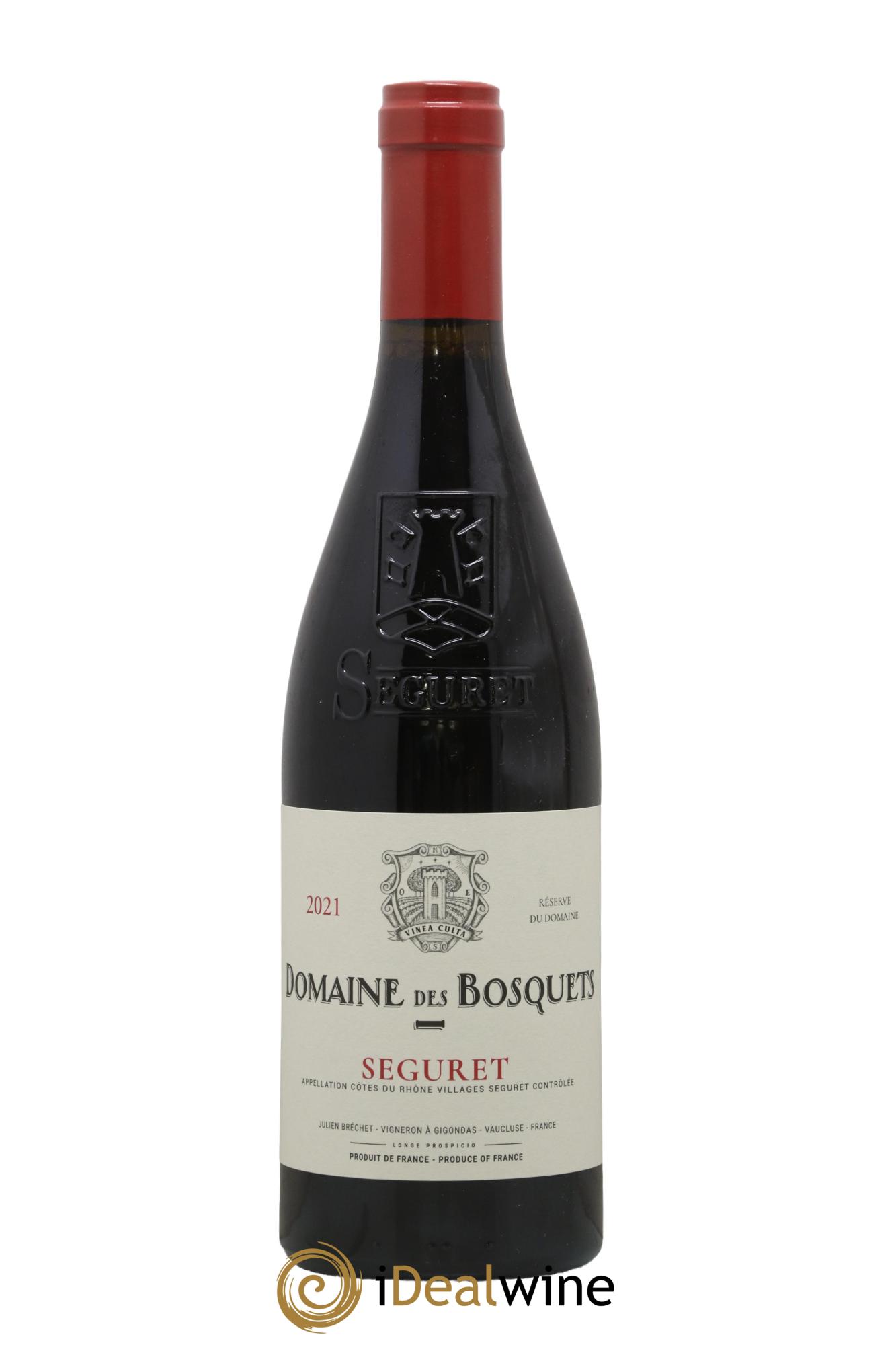 Côtes-du-Rhône Villages Seguret Domaine Des Bosquets 2021 - Lot of 1 bottle - 0