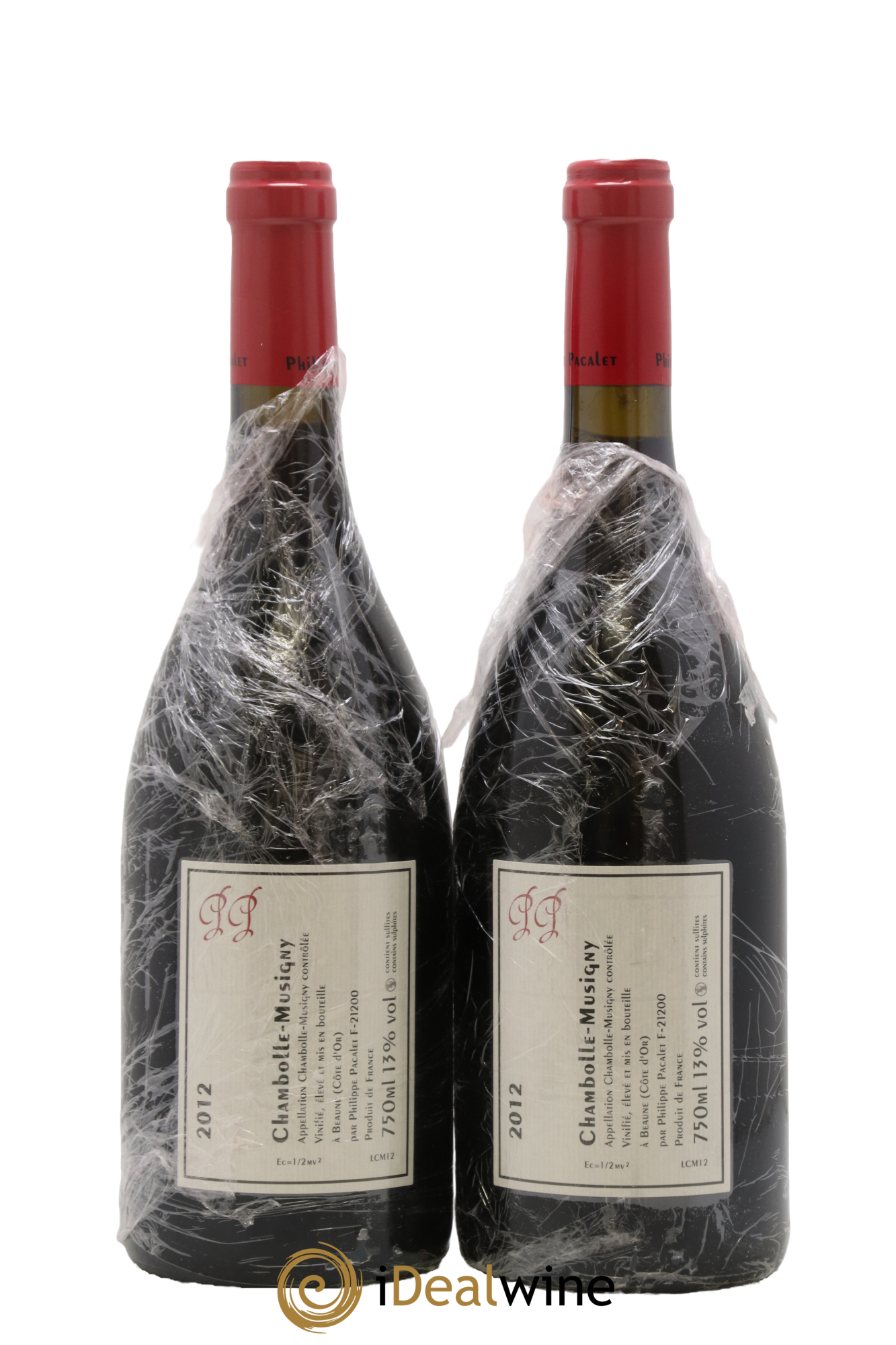 Chambolle-Musigny Philippe Pacalet 2012 - Lot de 2 bouteilles - 1