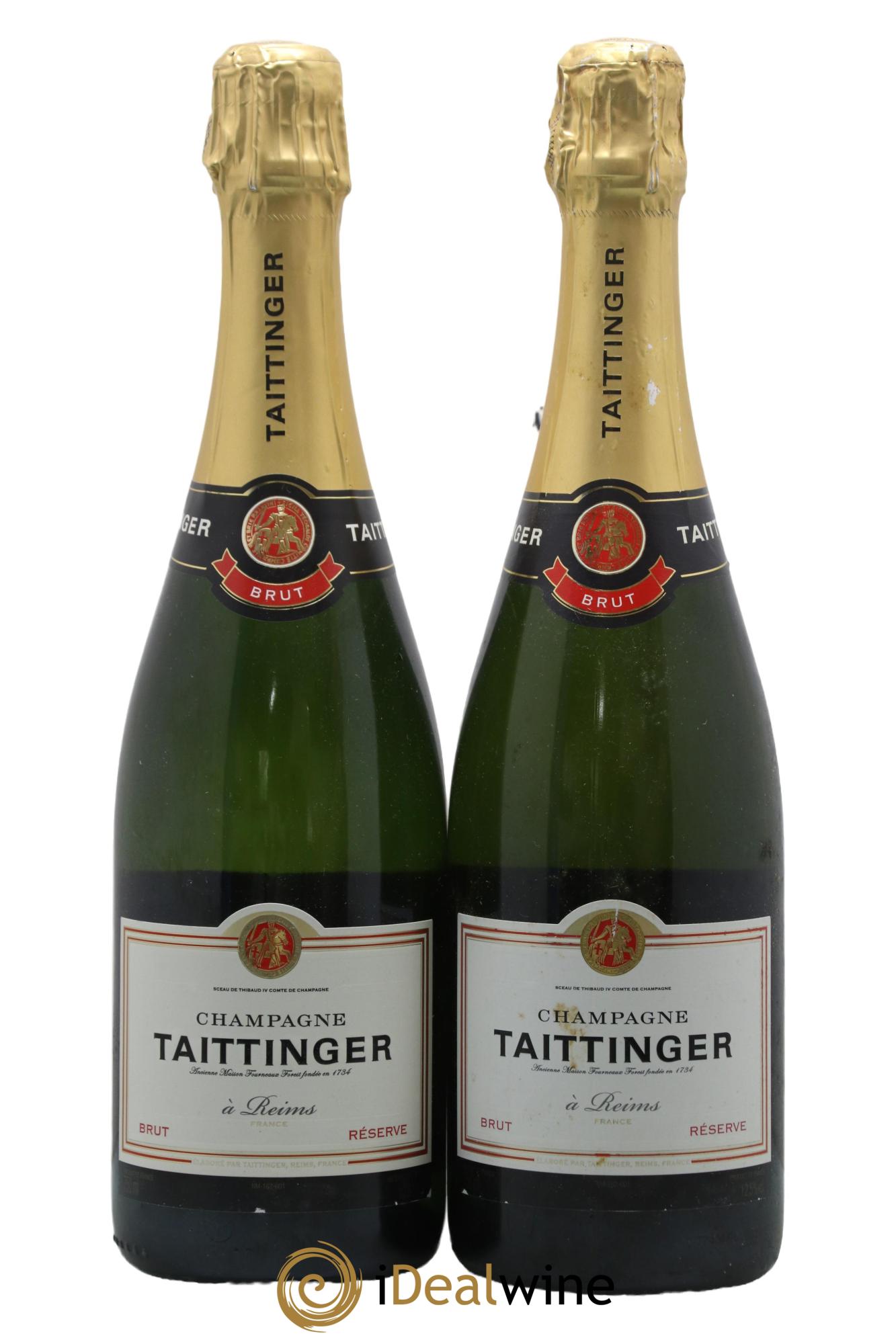 Brut Réserve Taittinger - Lotto di 2 bottiglie - 0