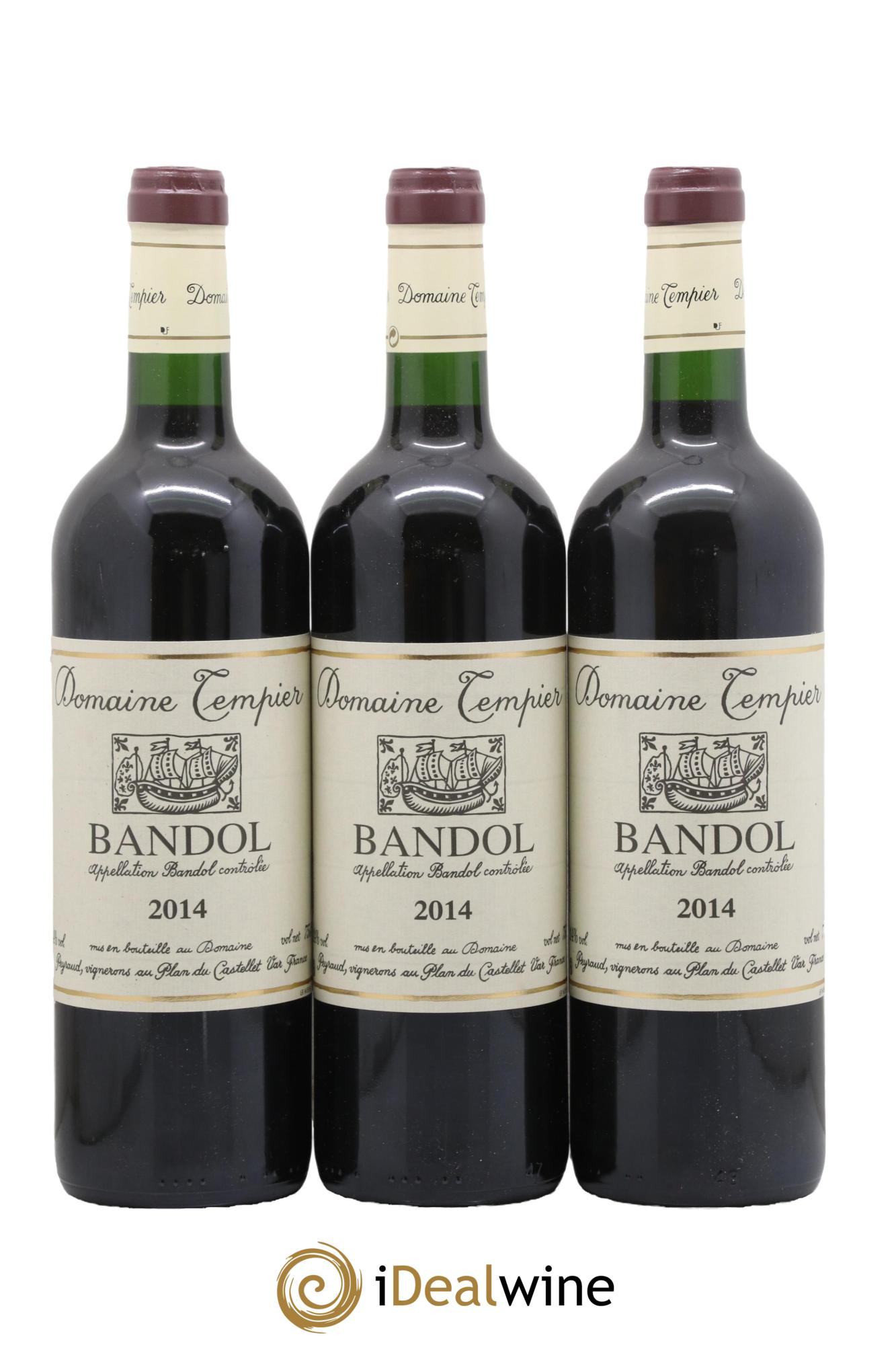 Bandol Domaine Tempier Famille Peyraud 2014 - Lot de 3 bouteilles - 0