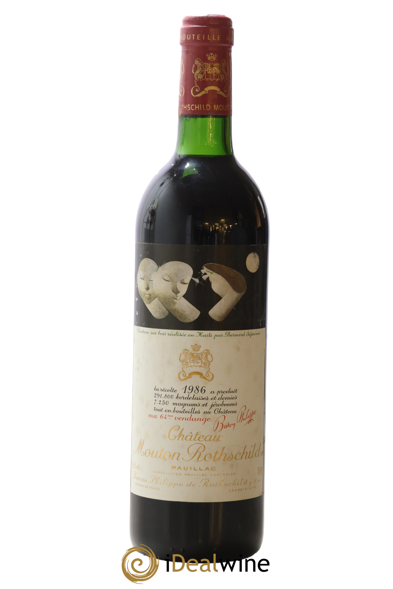 Château Mouton Rothschild 1er Grand Cru Classé 1986 - Lot of 1 bottle - 0