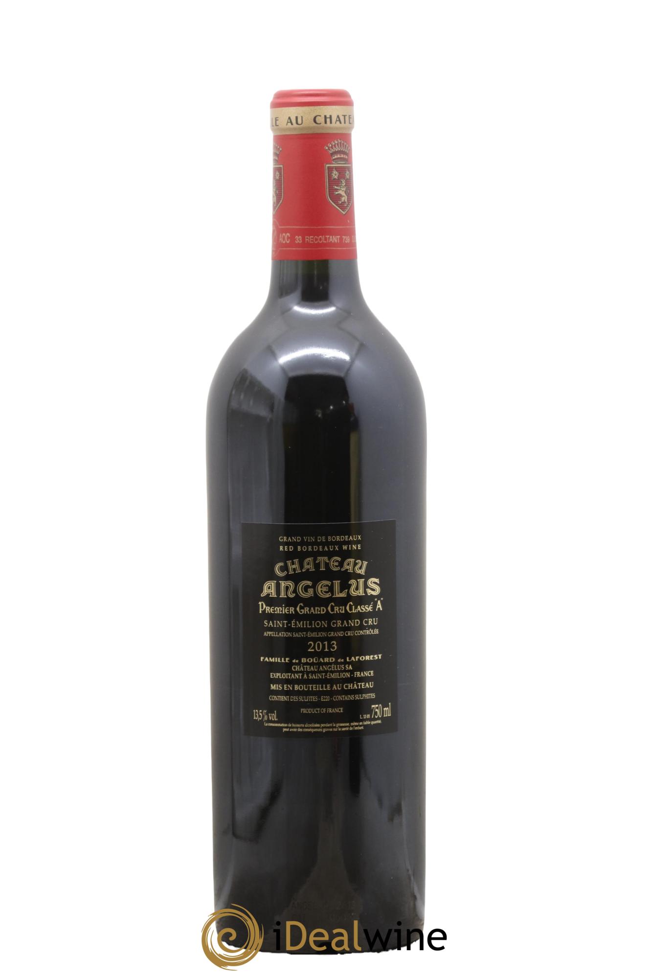Château Angélus 1er Grand Cru Classé A 2013 - Posten von 1 Flasche - 1