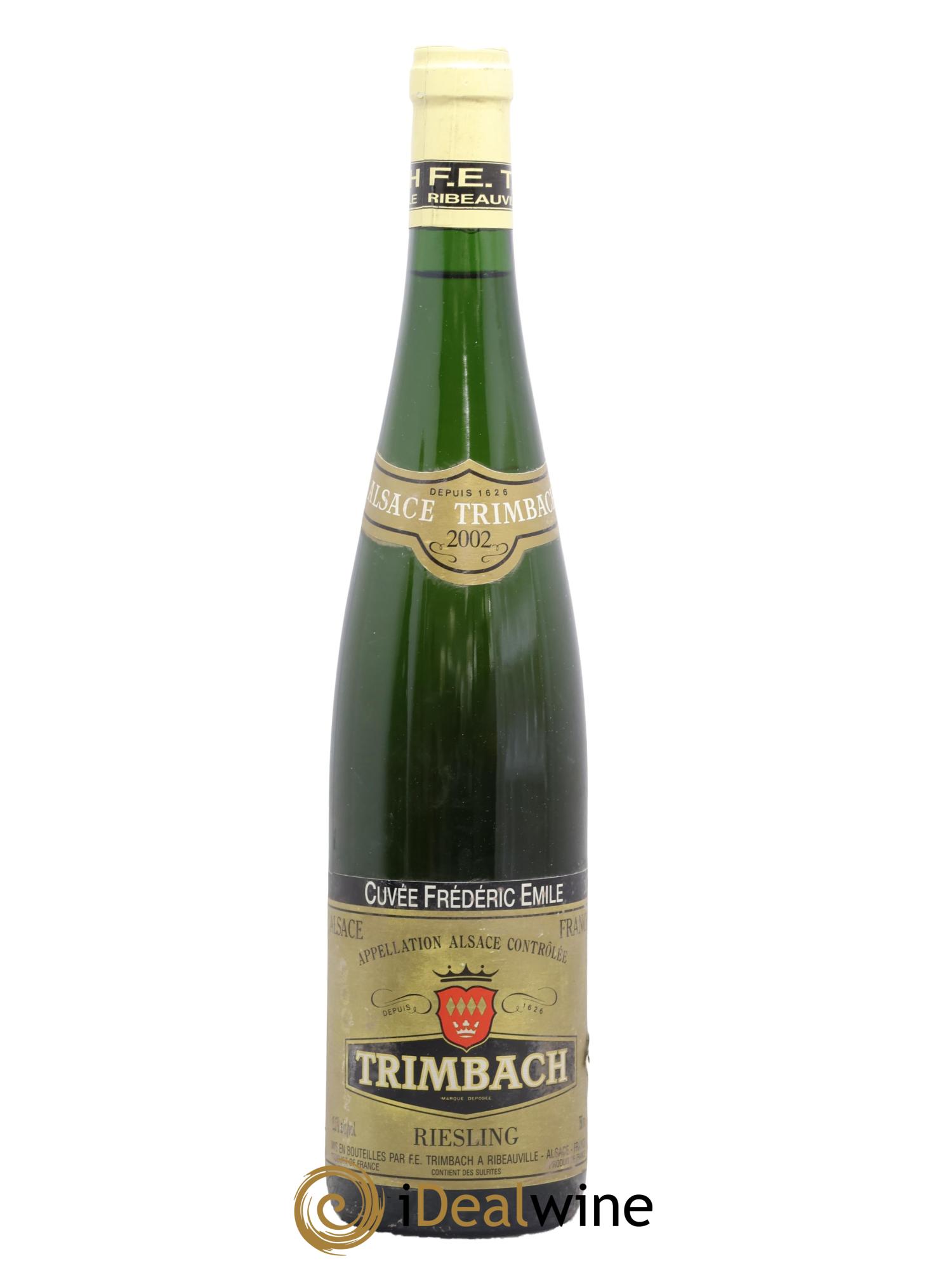 Alsace Riesling Cuvée Frédéric Emile Trimbach (Domaine) 2002 - Lot de 1 bouteille - 0
