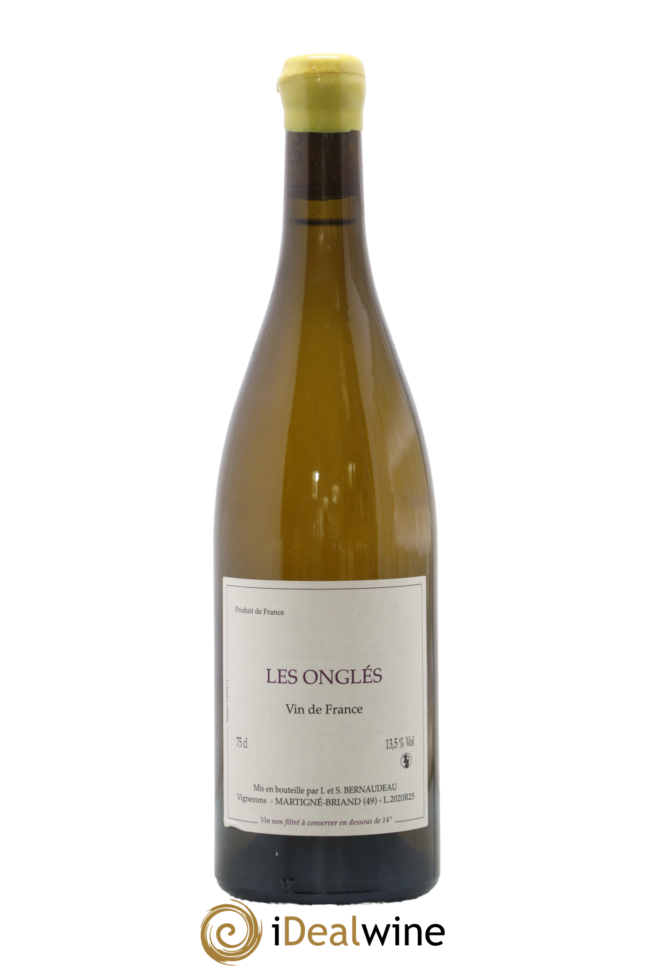 Vin de France Les Onglés Stéphane Bernaudeau 2020 - Lot de 1 bouteille - 0