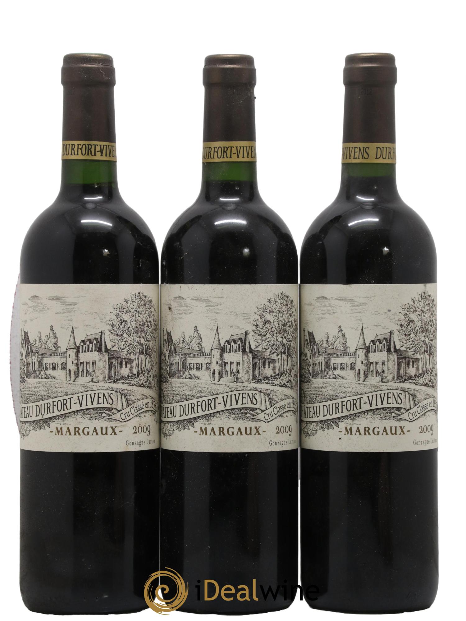 Château Durfort Vivens 2ème Grand Cru Classé 2009 - Lot de 3 bouteilles - 0