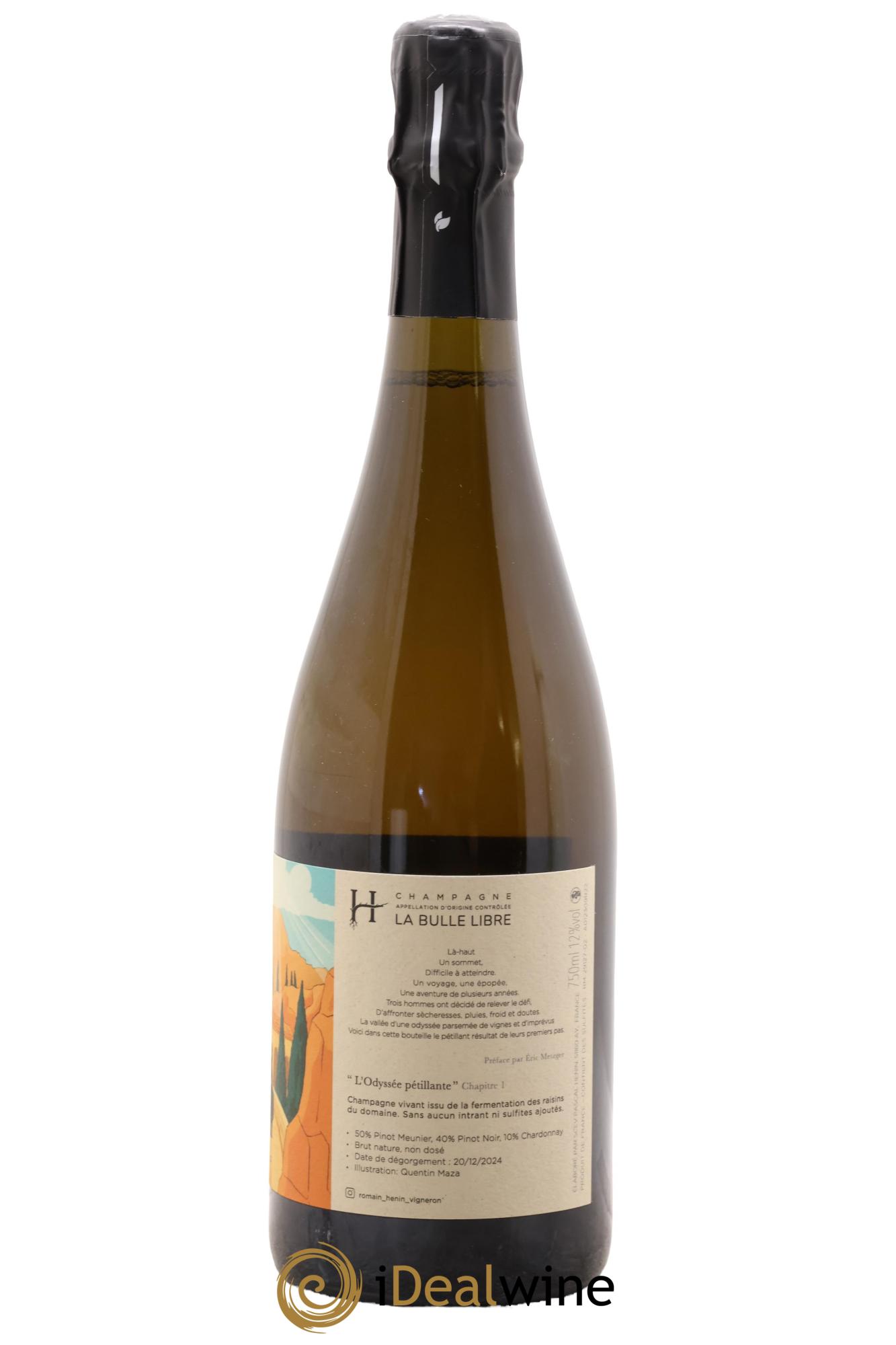 L'Odyssée Pétillante Chapitre 1 Romain Henin - Lotto di 1 bottiglia - 1