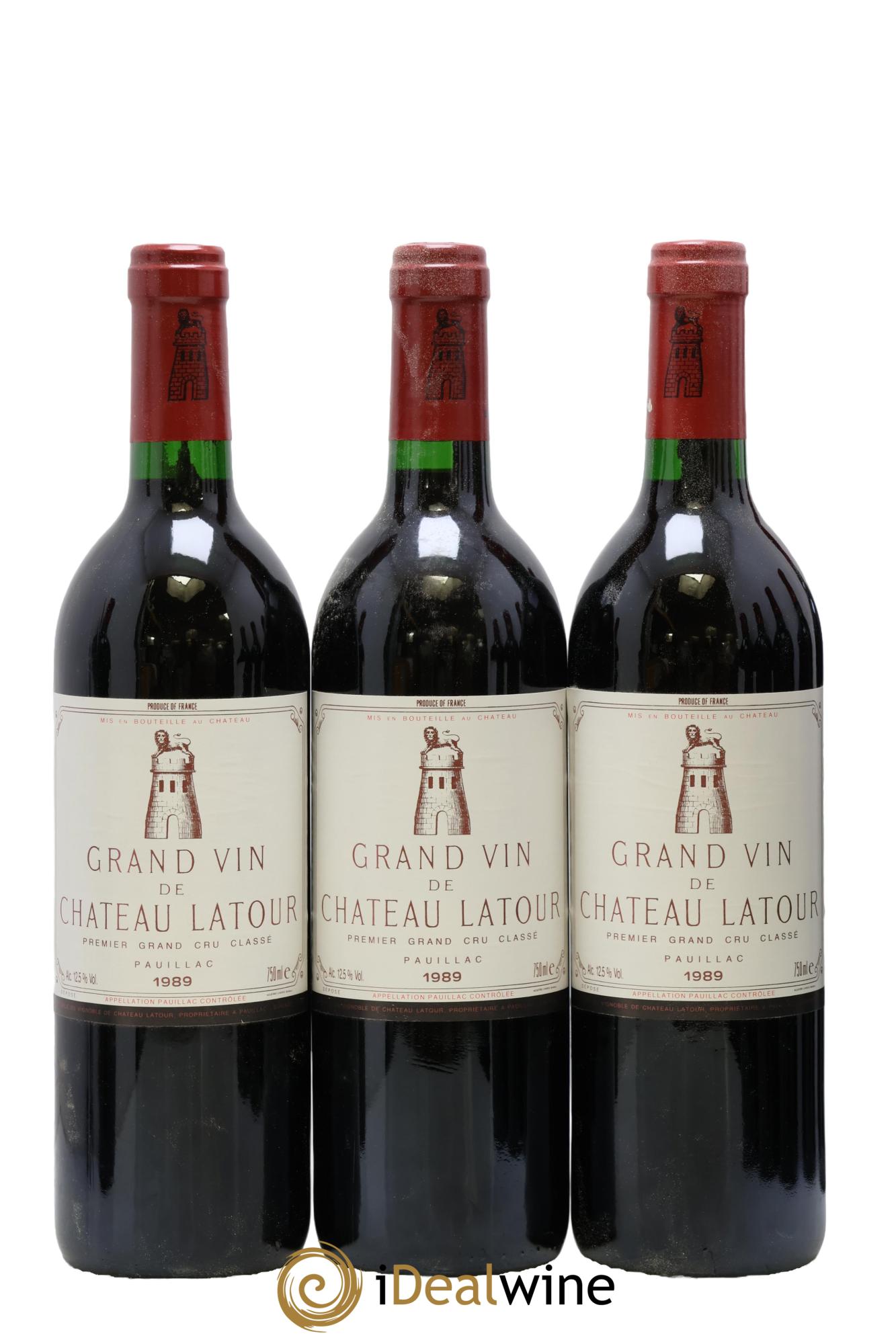 Château Latour 1er Grand Cru Classé 1989 - Lot de 12 bouteilles - 4