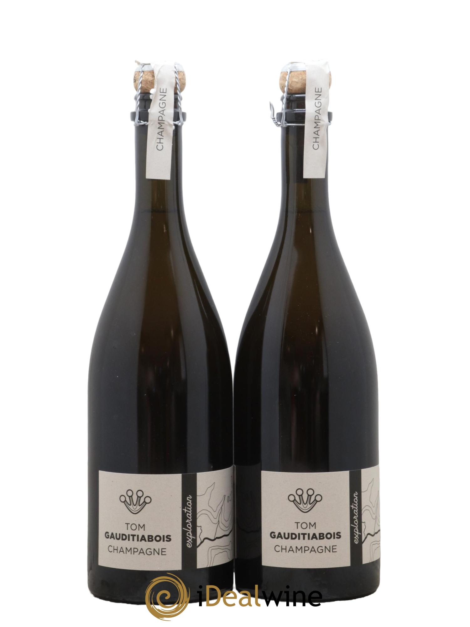 Champagne E 07 Brut Nature Exploration Tom Gauditiabois 2020 - Lot de 2 bouteilles - 0