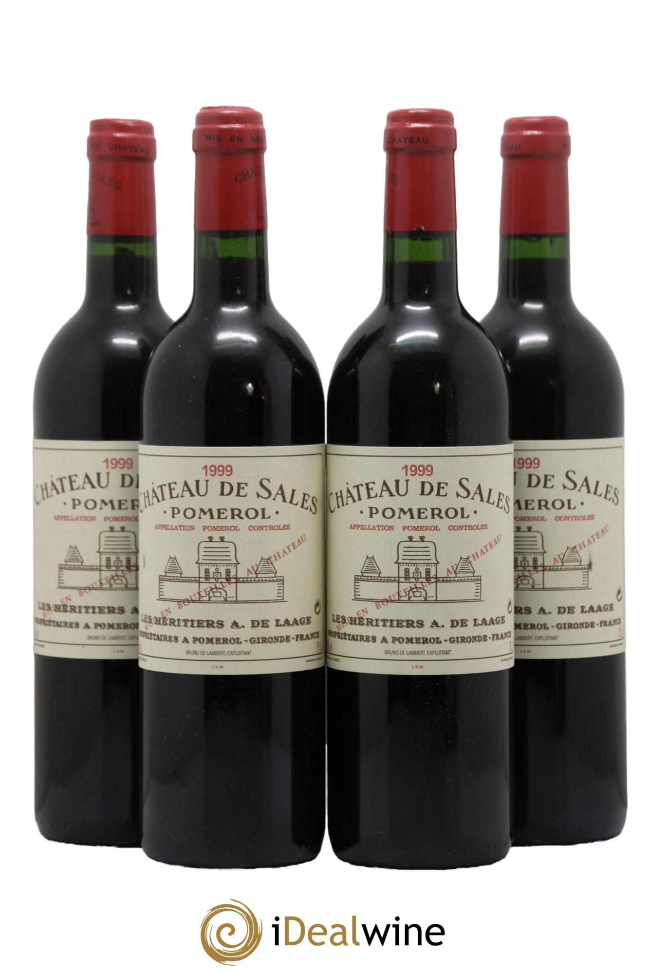Château de Sales 1999 - Lotto di 4 bottiglie - 0