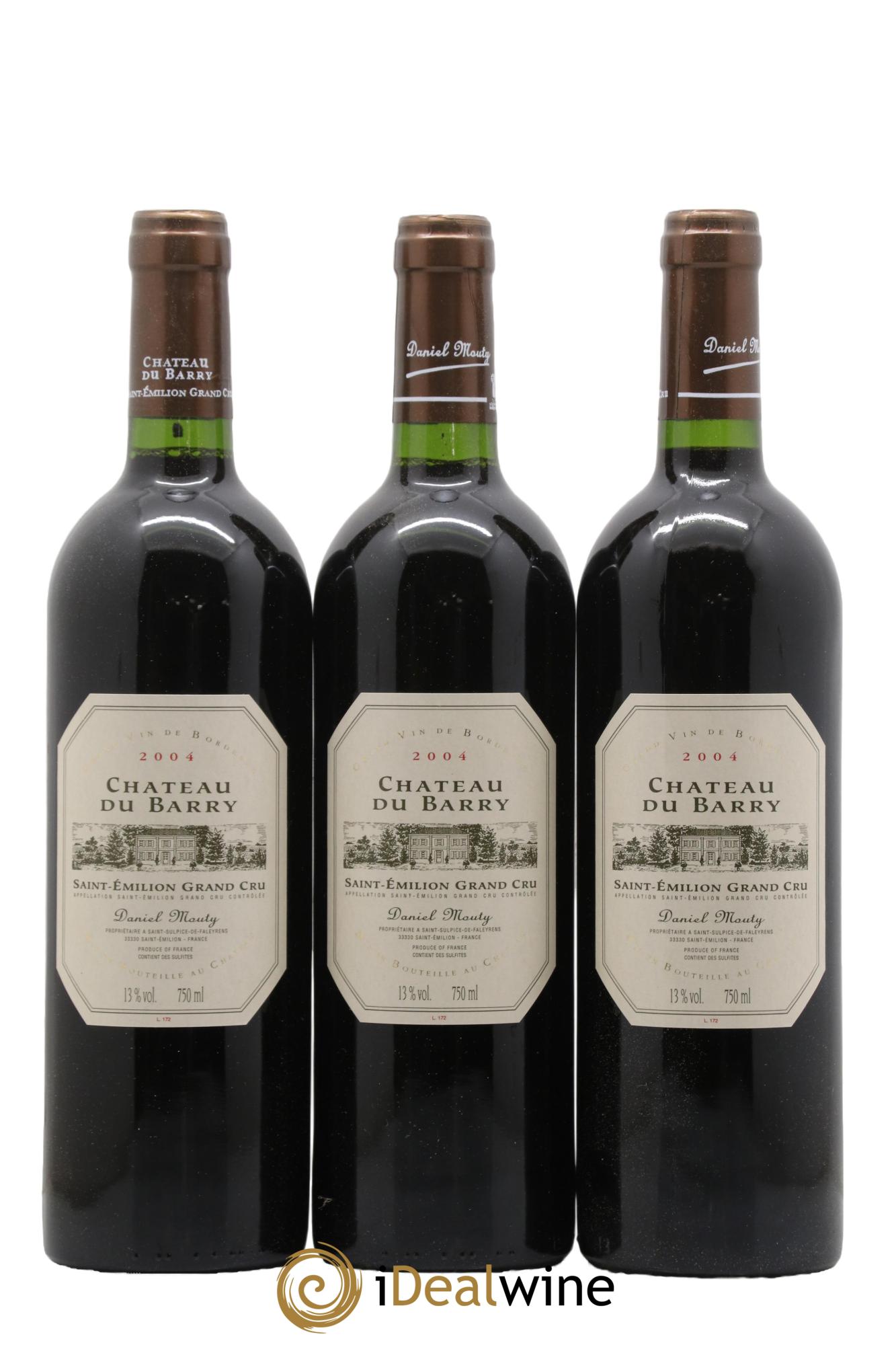 Saint-Émilion Grand Cru Château du Barry 2004 - Lot de 12 bouteilles - 3