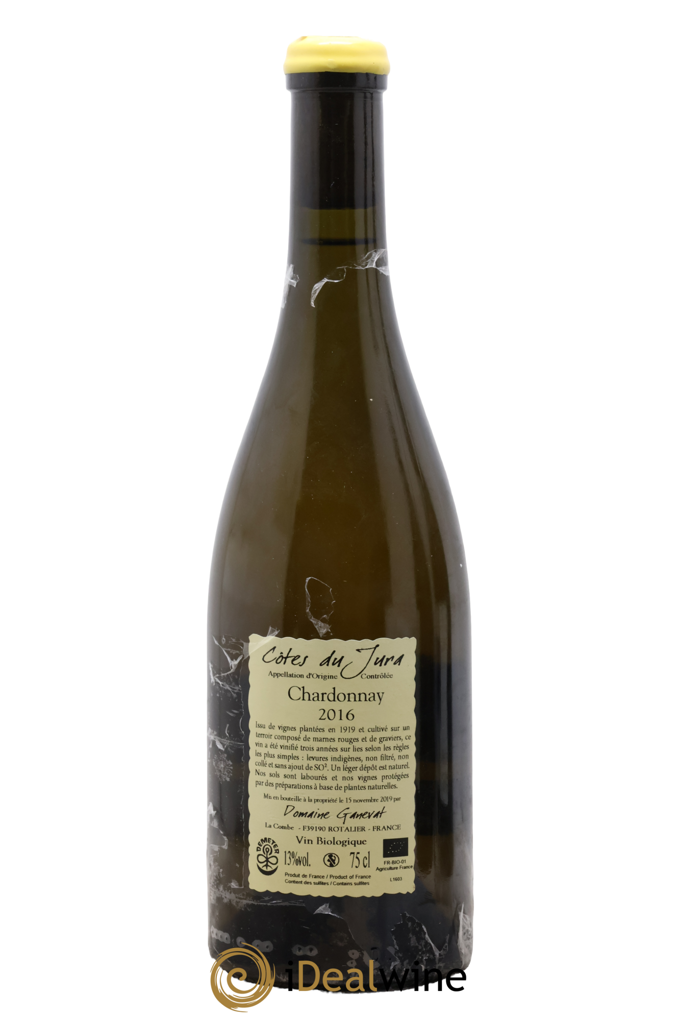 Côtes du Jura Les Grands Teppes Vieilles Vignes Jean-François Ganevat (Domaine) 2016 - Lot of 1 bottle - 1