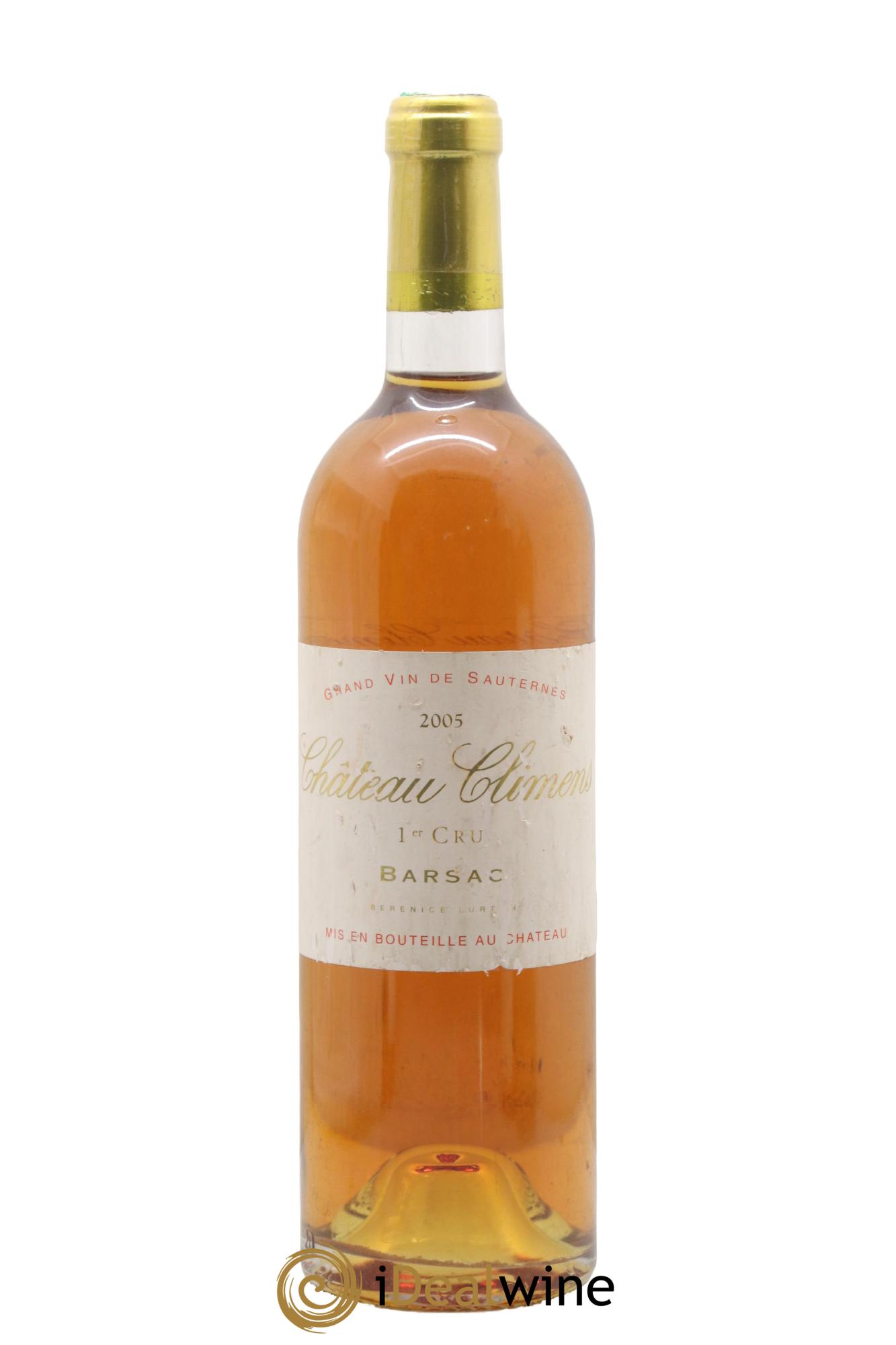 Château Climens 1er Grand Cru Classé 2005 - Posten von 1 Flasche - 0