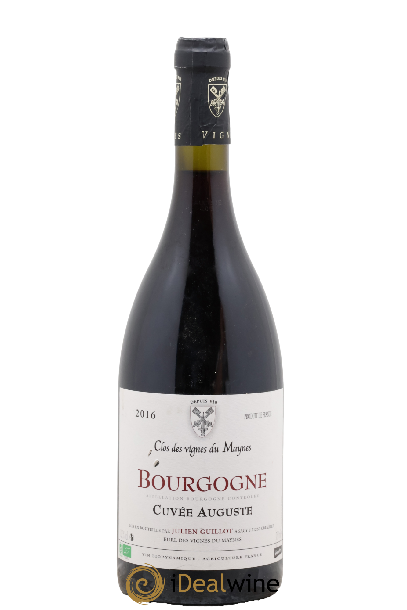 Bourgogne Cuvée Auguste Les Vignes du Maynes 2016 - Lot de 1 bouteille - 0