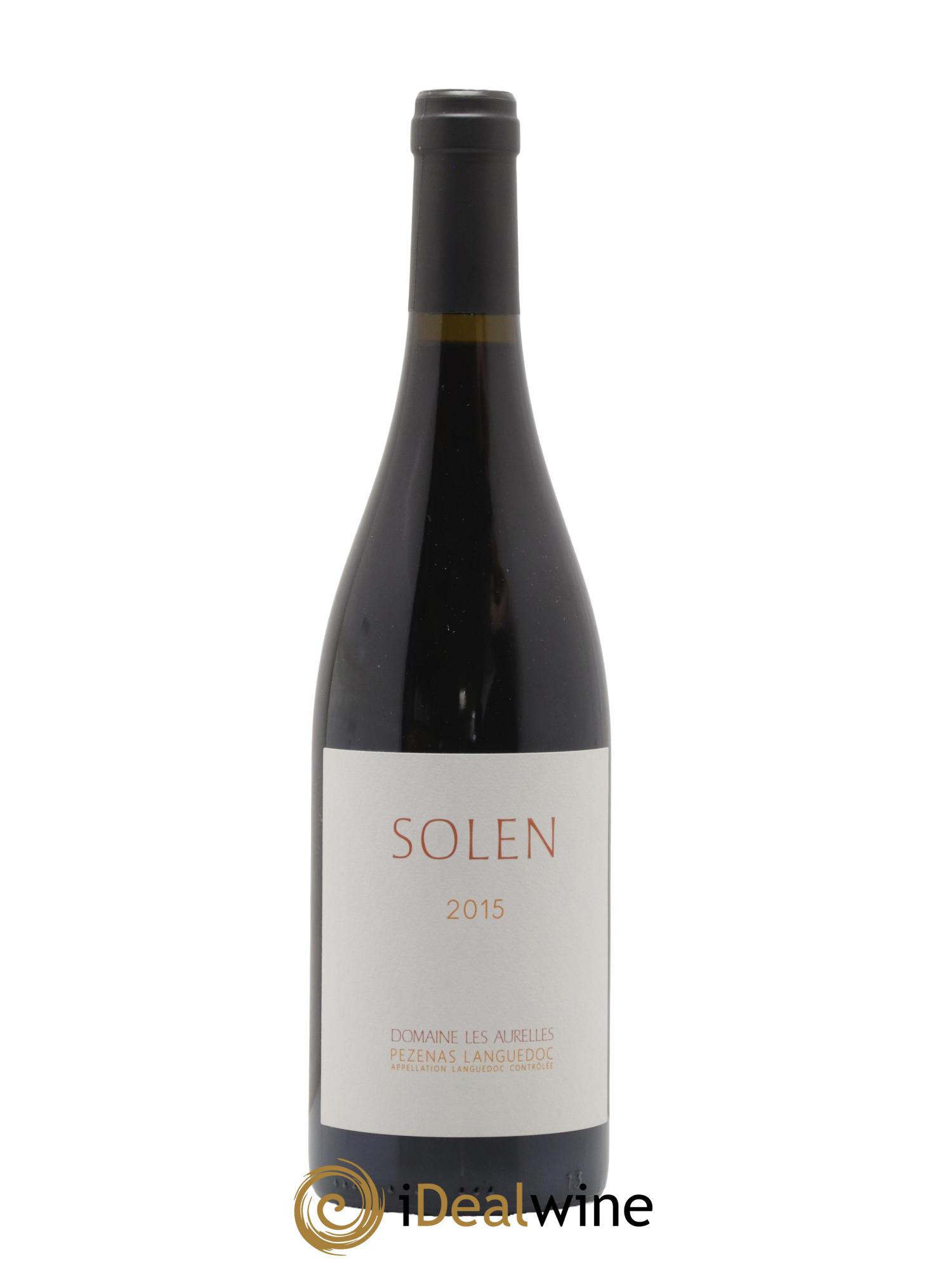 Languedoc Pézenas Solen Domaine les Aurelles 2015 - Lot de 1 bouteille - 0
