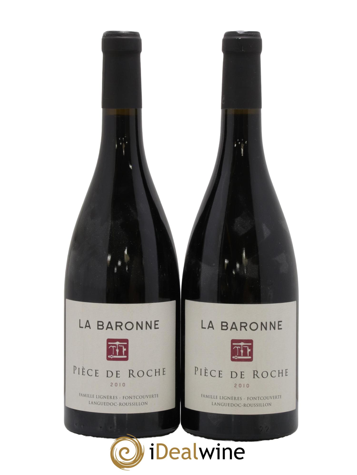 Languedoc Hauterive en Pays D'Aude Pièce De La Roche Château La Baronne 2010 - Lot de 2 bouteilles - 0