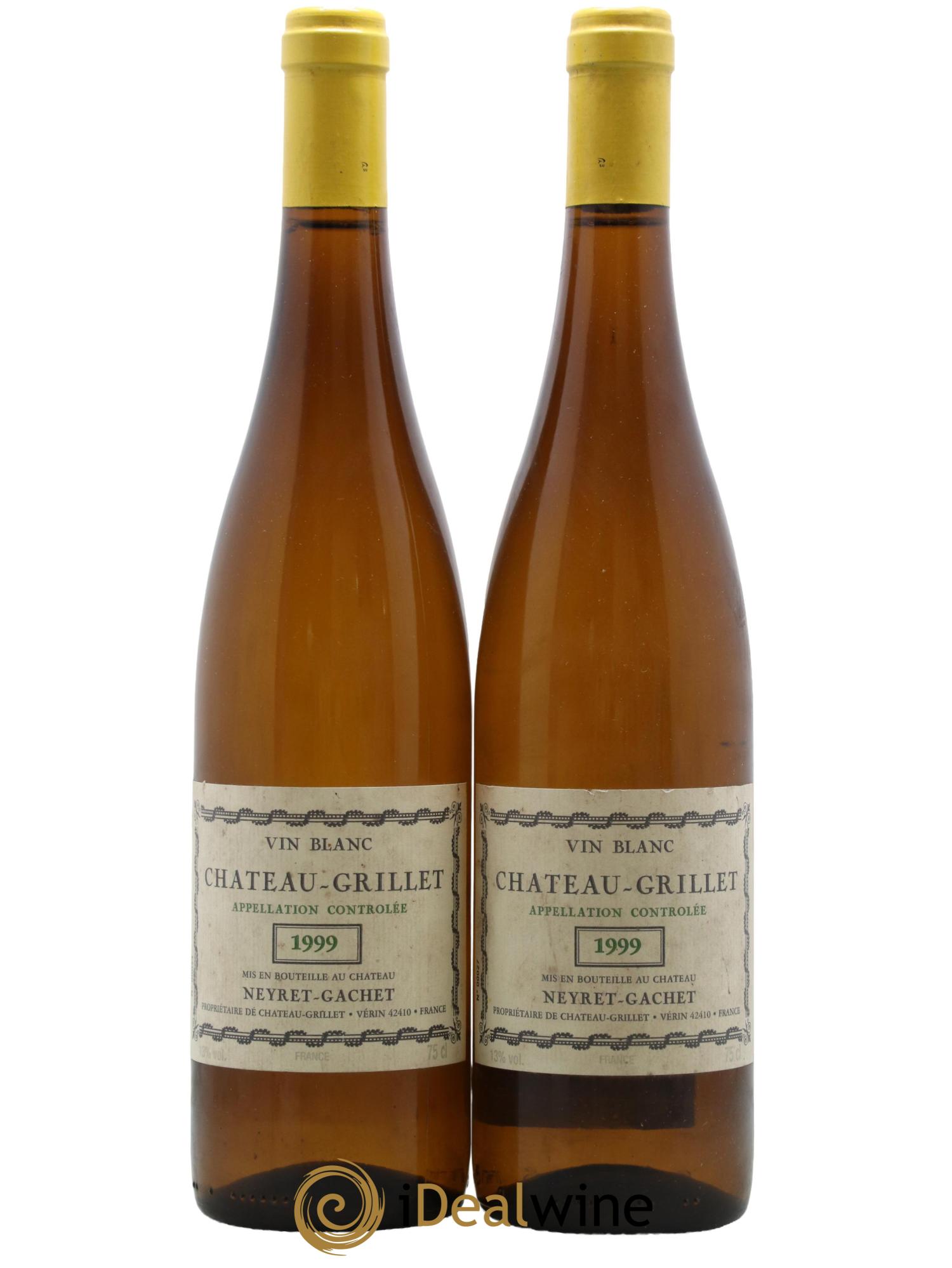 Château Grillet Château-Grillet 1999 - Lot de 2 bouteilles - 0