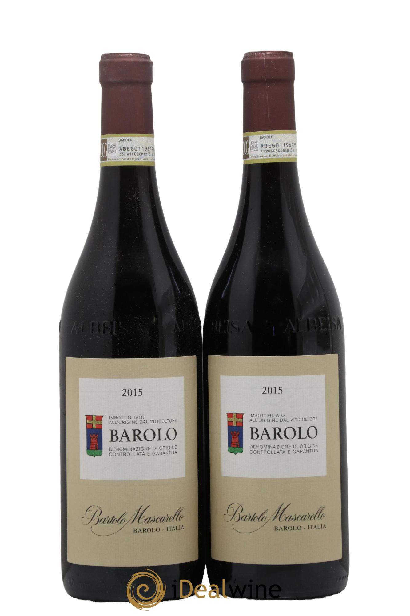 Barolo DOCG Bartolo Mascarello 2015 - Lot de 2 bouteilles - 0