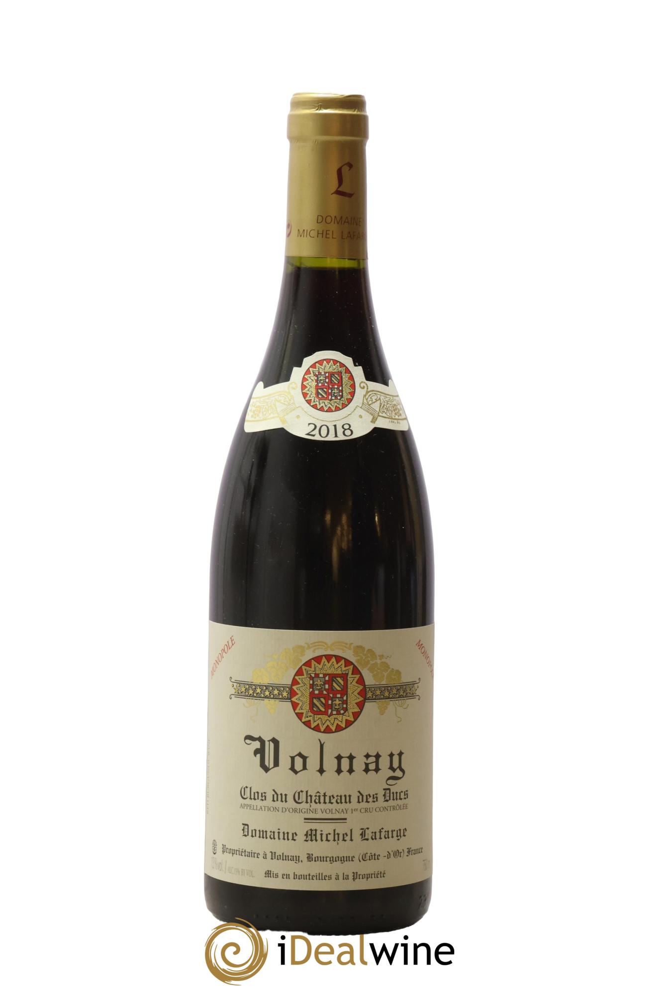 Volnay 1er Cru Clos du Château des Ducs Lafarge (Domaine) 2018 - Posten von 1 Flasche - 0