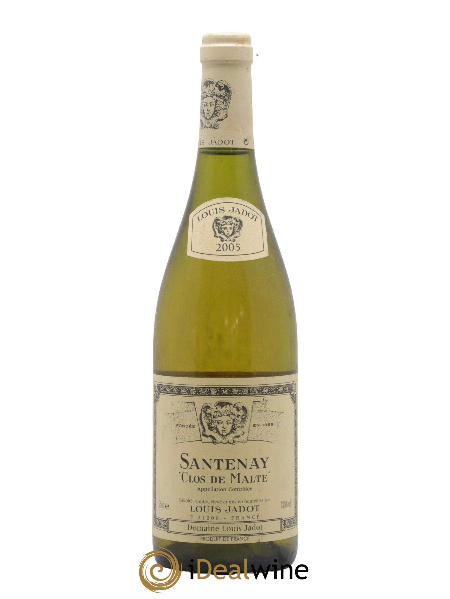 Santenay Clos de Malte Louis Jadot 2005 - Lot de 1 bouteille - 0