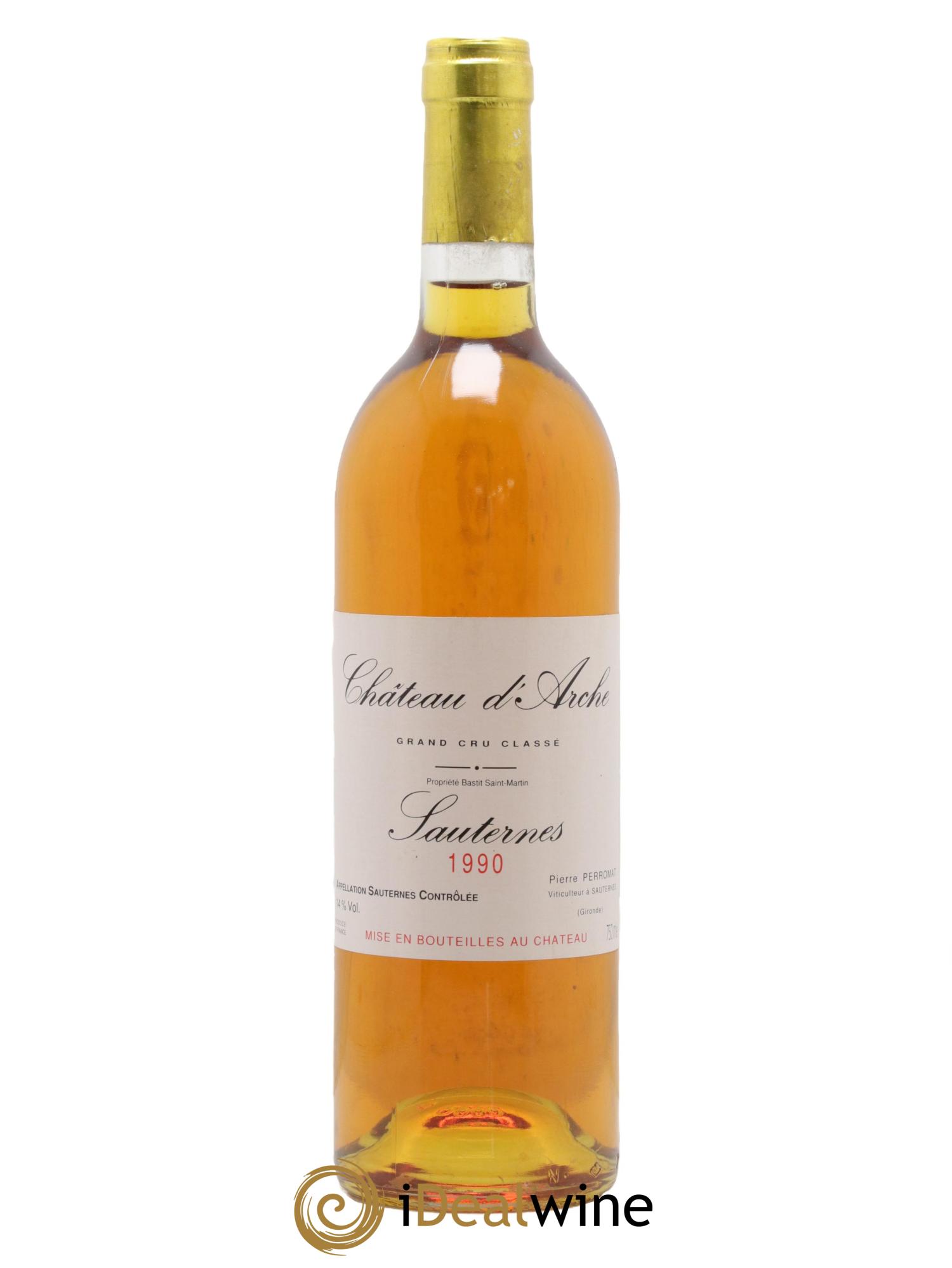 Château d' Arche 2ème Grand Cru Classé 1990 - Lot de 1 bouteille - 0
