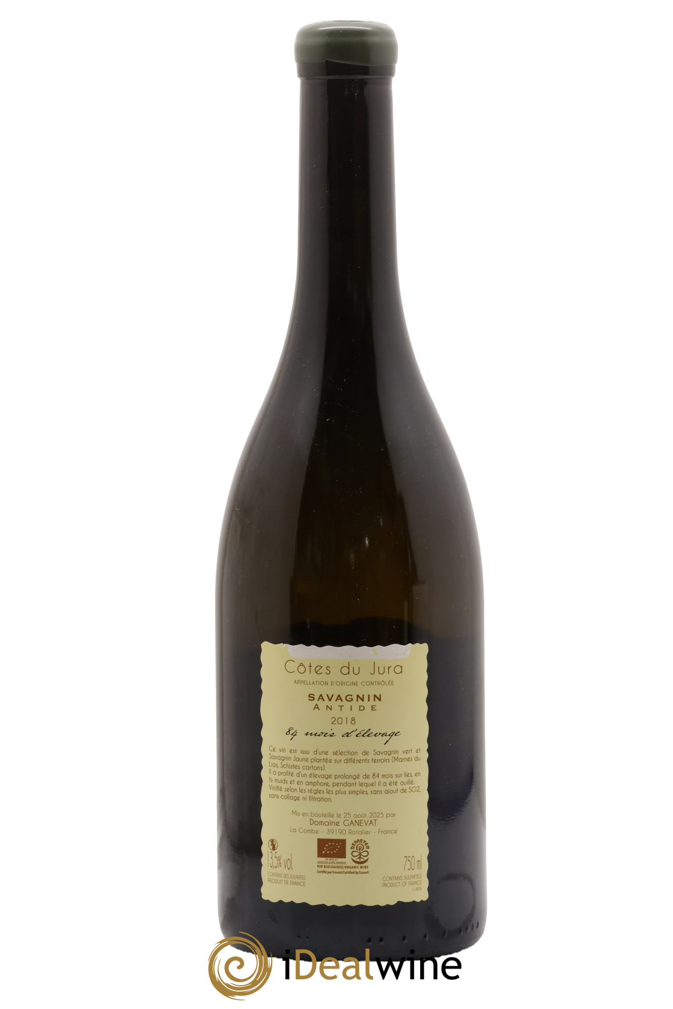 Côtes du Jura Savagnin Antide 84 Mois D'Elevage Jean-François Ganevat (Domaine) 2018 - Lot de 1 bouteille - 1