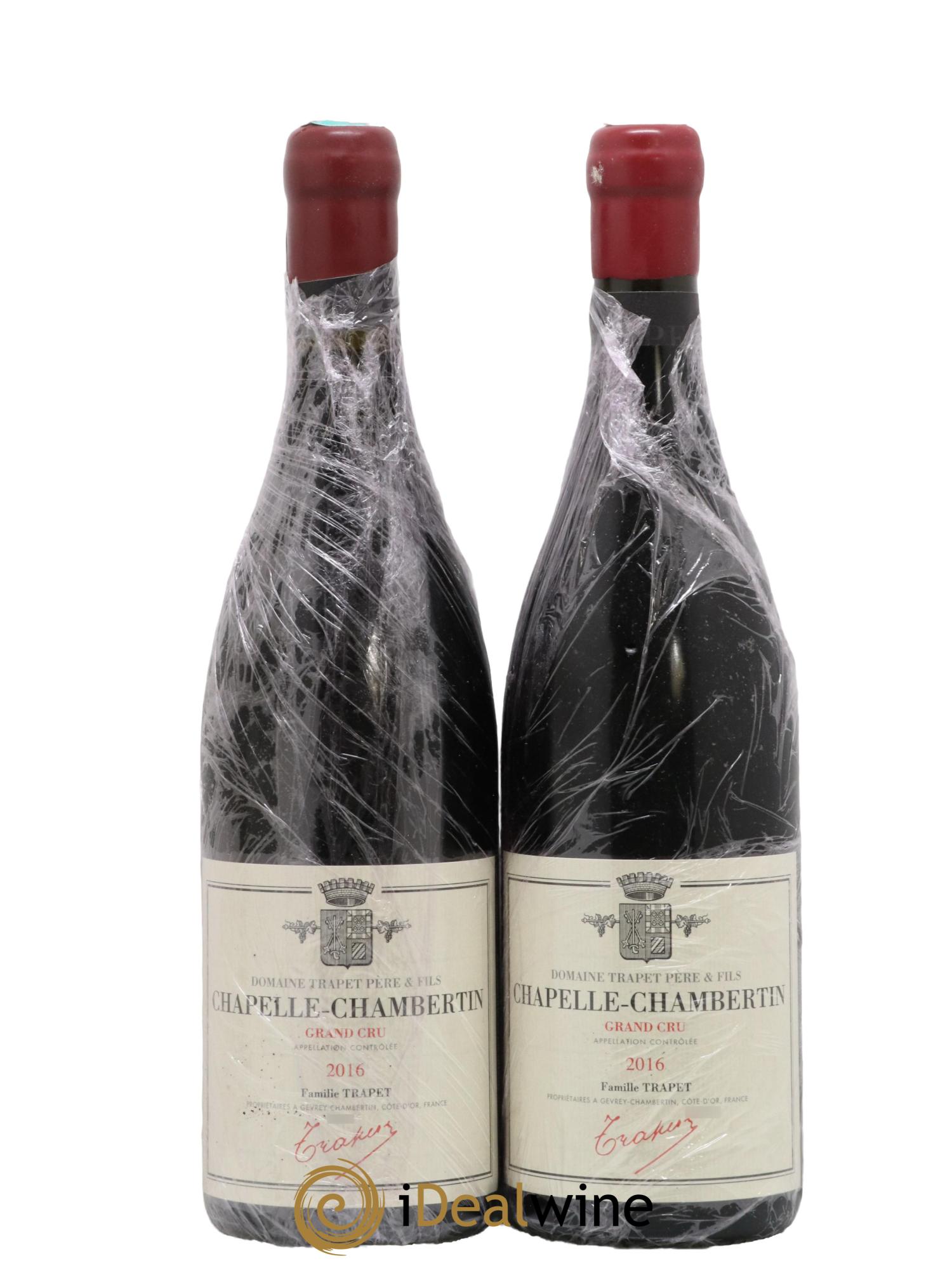 Chapelle-Chambertin Grand Cru Domaine Trapet 2016 - Lot de 2 bouteilles - 0