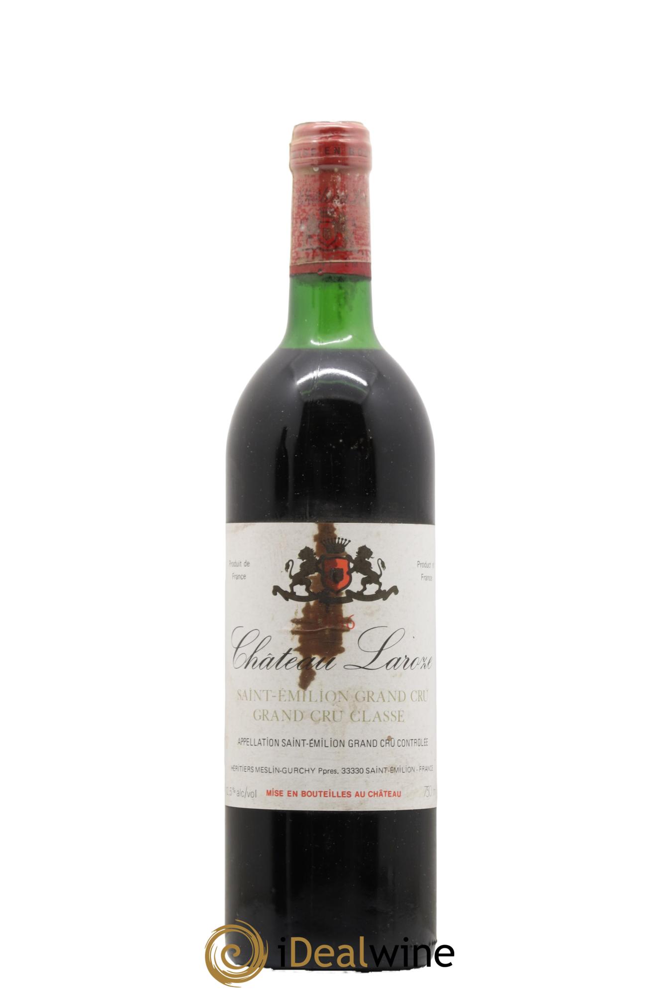 Château Laroze Grand Cru Classé 1986 - Lot de 1 bouteille - 0