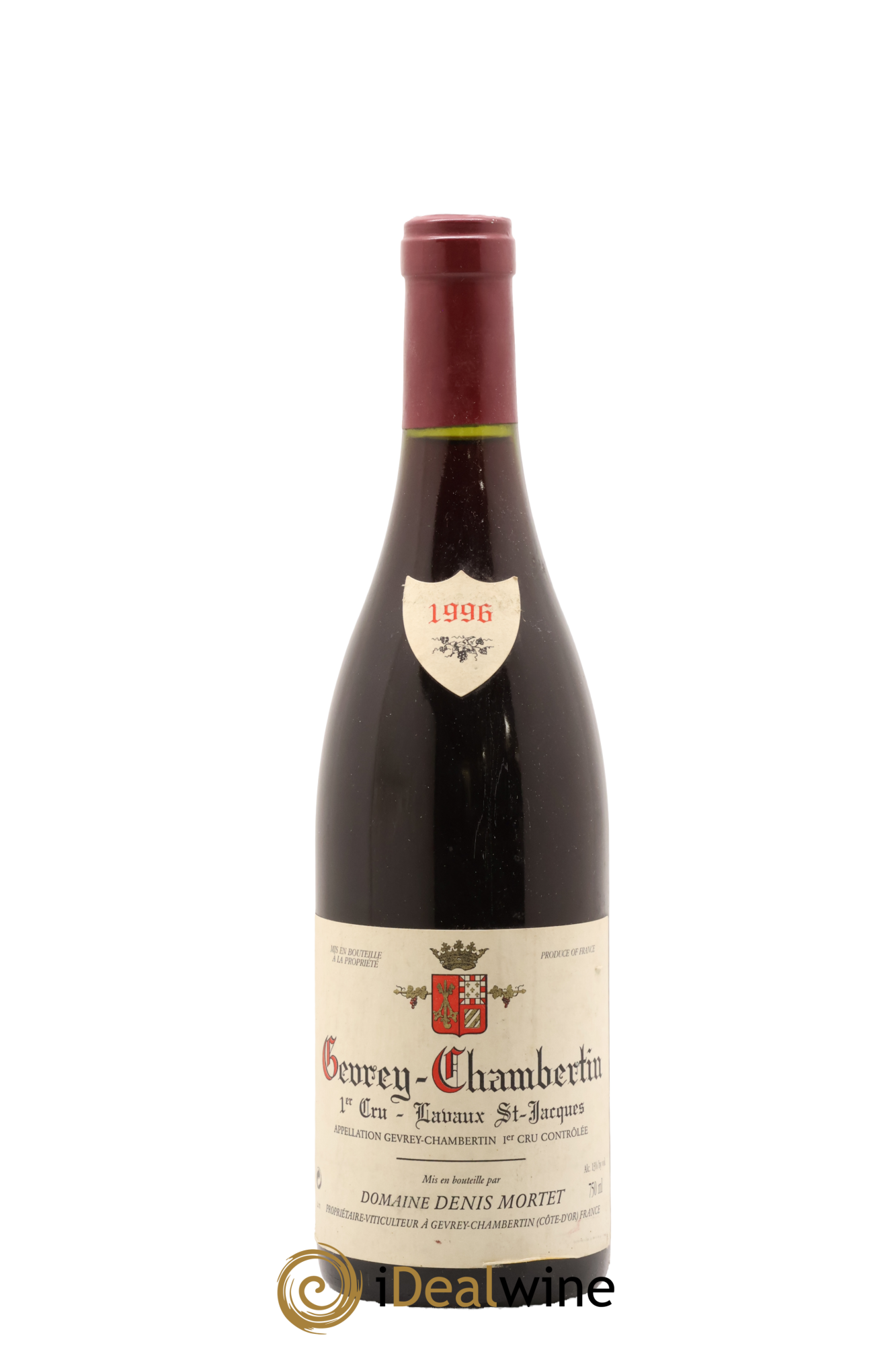Gevrey-Chambertin 1er Cru Lavaux Saint Jacques Denis Mortet (Domaine) 1996 - Lot de 1 bouteille - 0