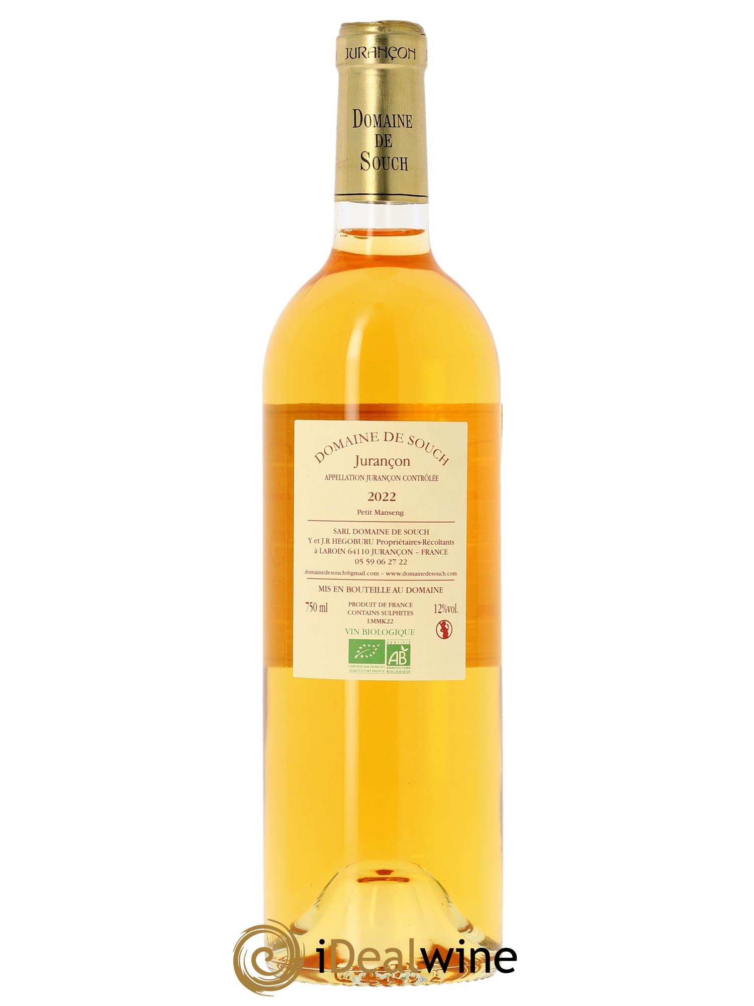 Jurançon Marie Kattalyn Souch (Domaine de) 2022 - Lot de 1 bouteille - 1