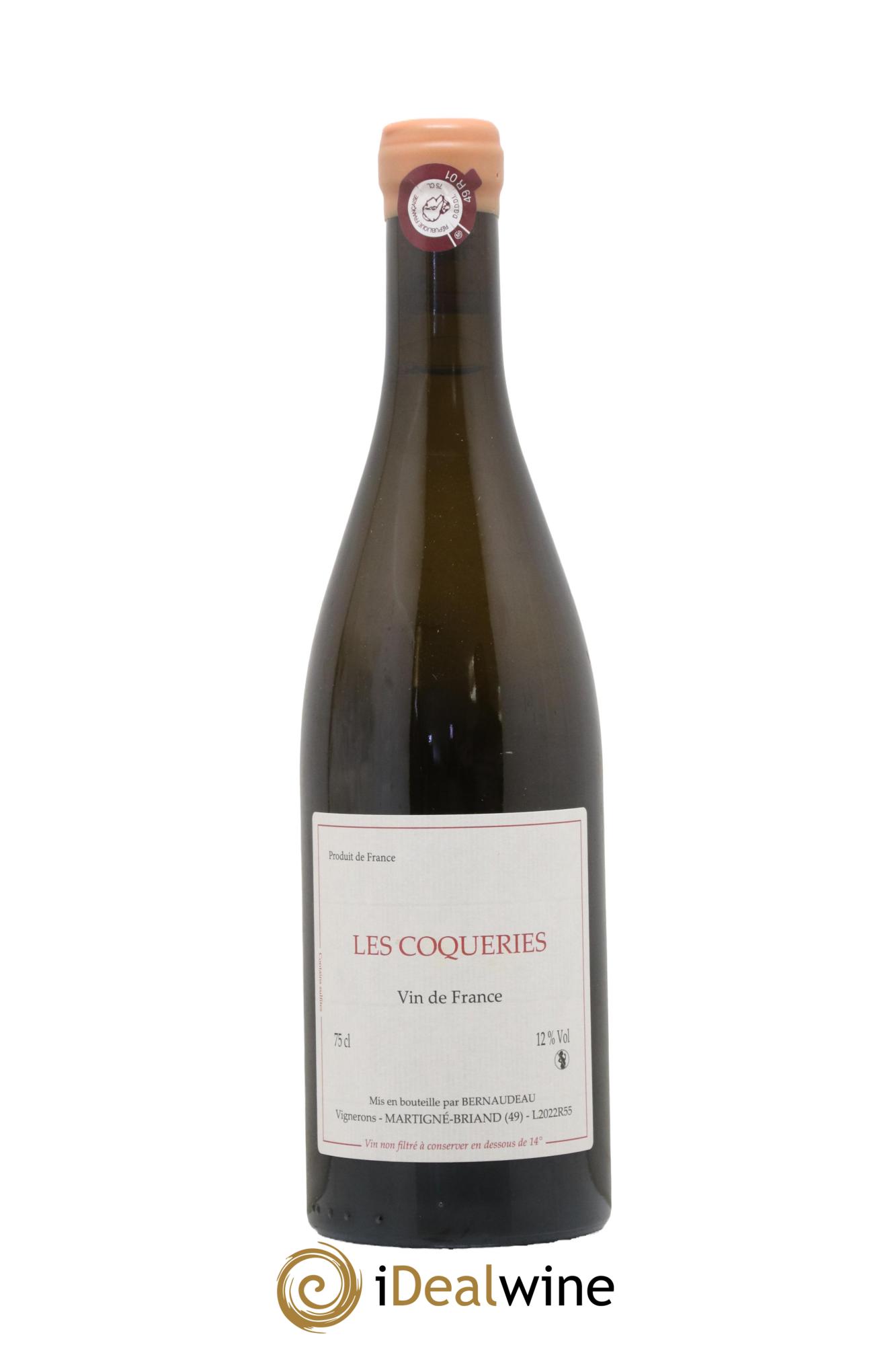 Vin de France Les Coqueries Stéphane Bernaudeau (Domaine) 2022 - Lot de 1 bouteille - 0