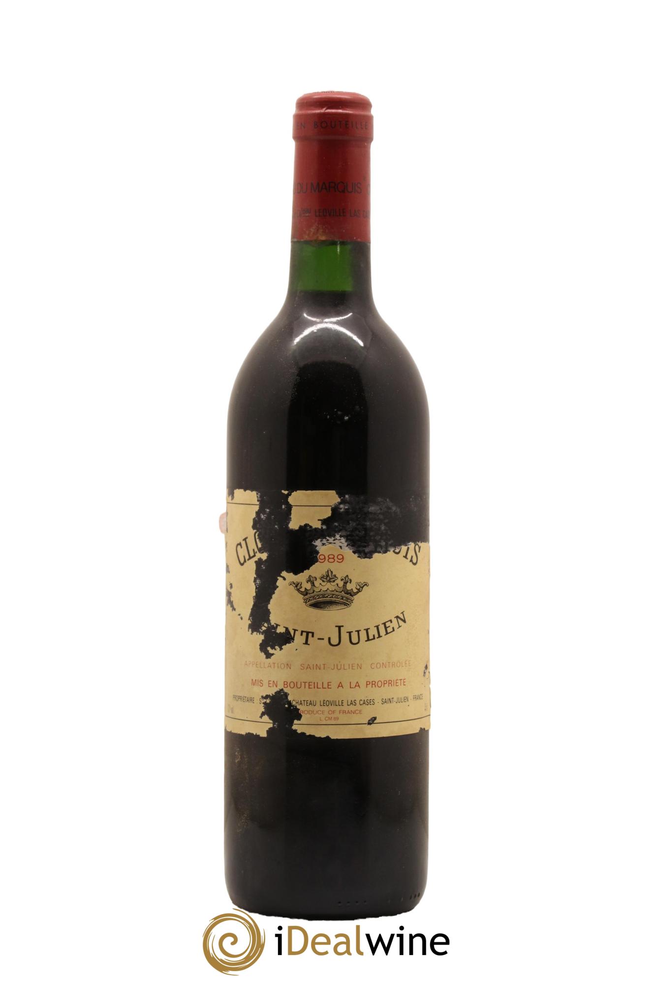 Clos du Marquis 1989 - Lot de 1 bouteille - 0