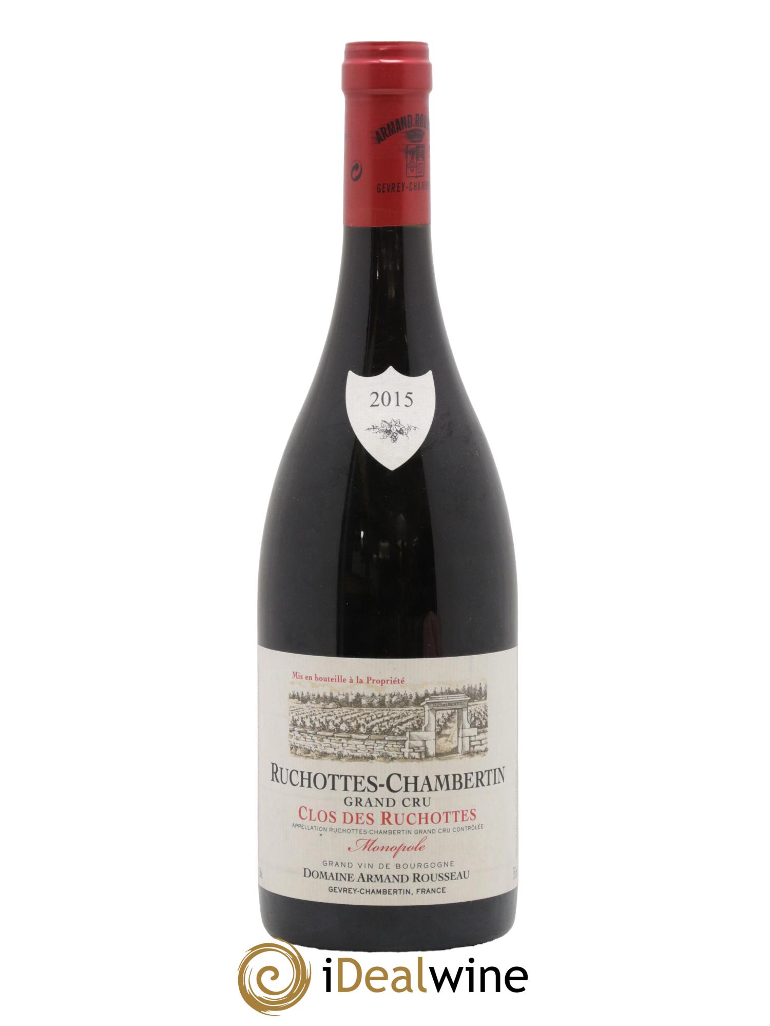 Ruchottes-Chambertin Grand Cru Clos des Ruchottes Armand Rousseau (Domaine) 2015 - Posten von 1 Flasche - 0