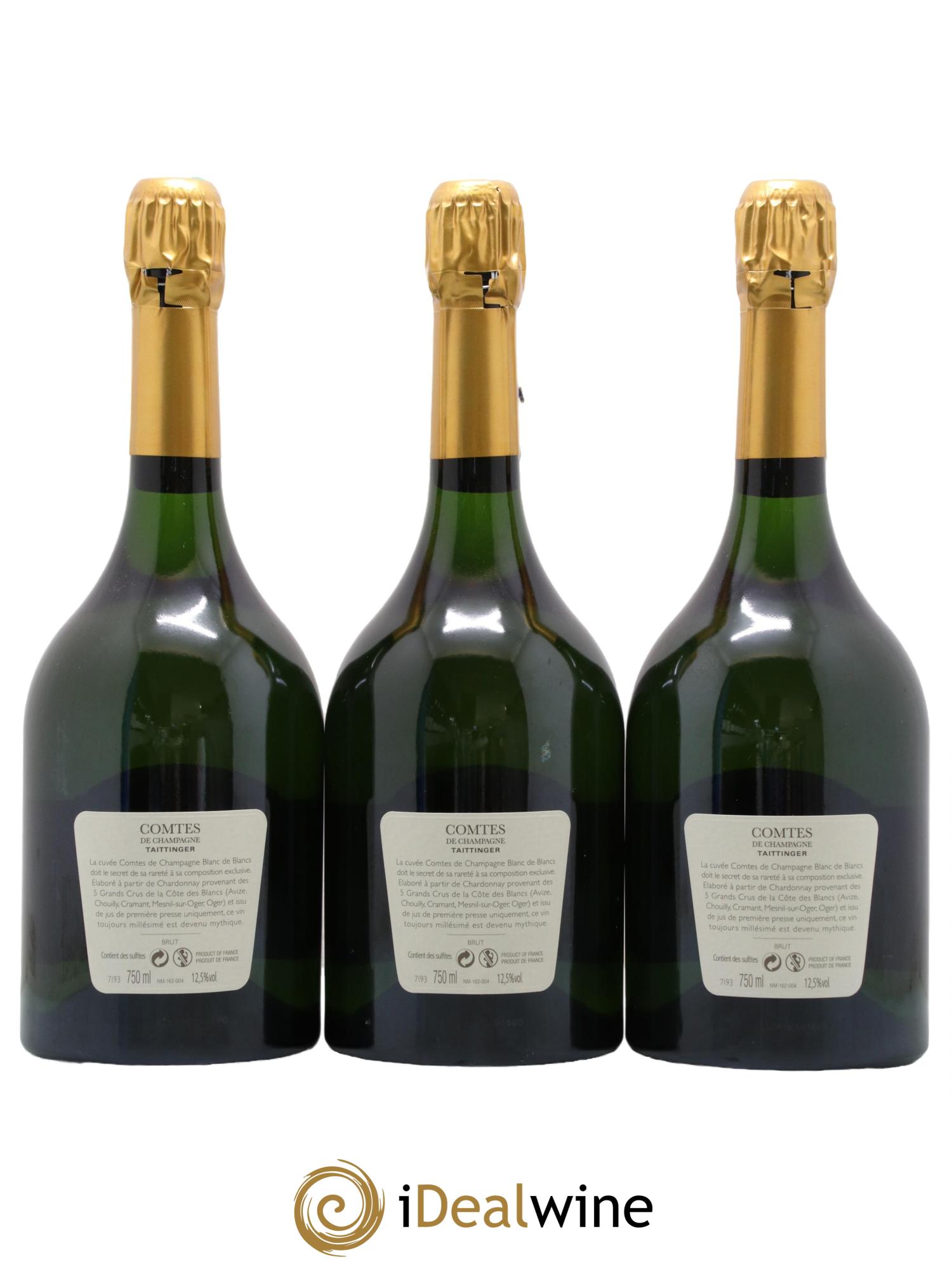 Comtes de Champagne Taittinger 2008 - Lot de 3 bouteilles - 1