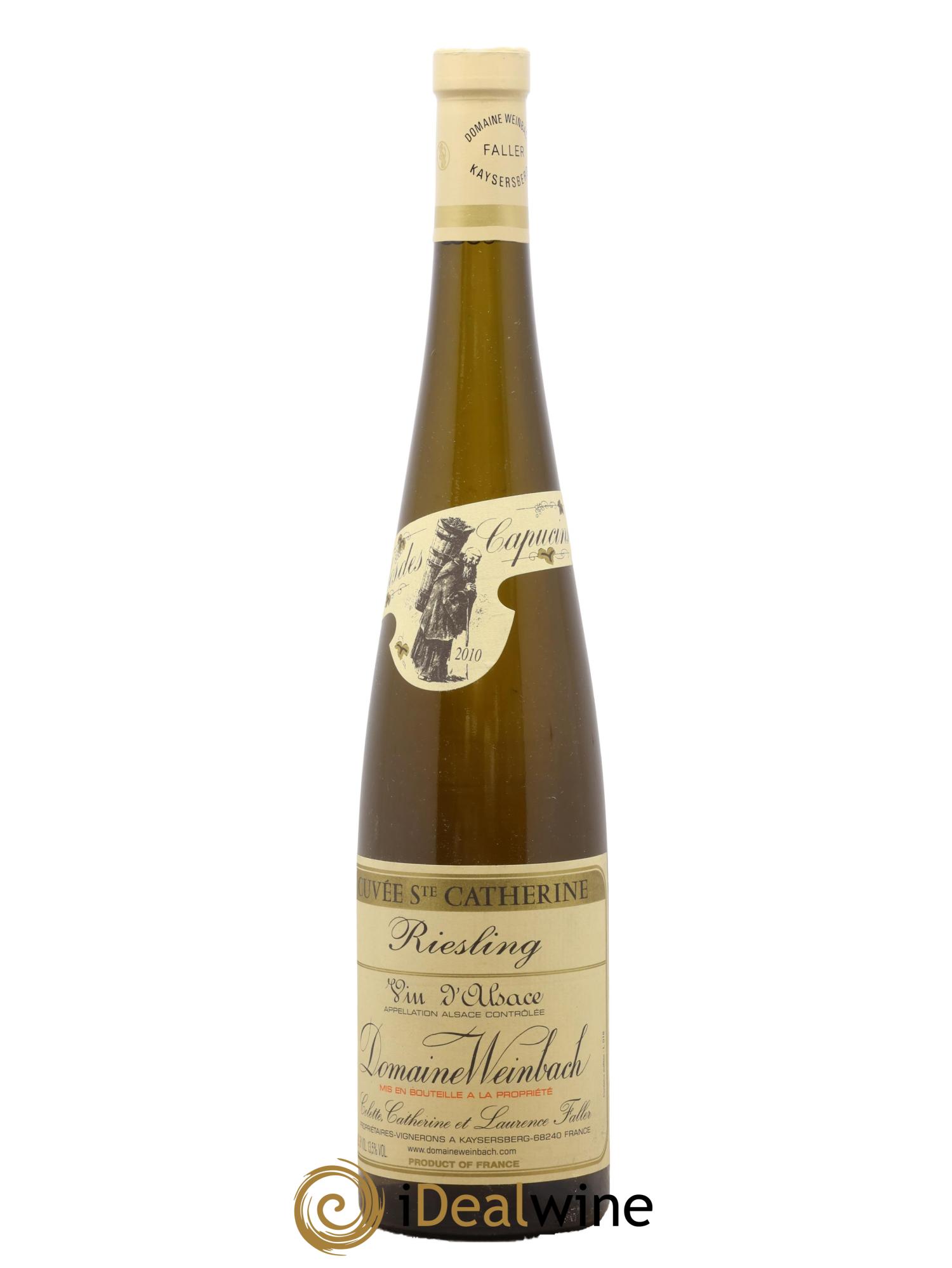 Alsace Riesling Clos des Capucins - Cuvée Sainte Catherine Weinbach (Domaine) 2010 - Lot de 1 bouteille - 0