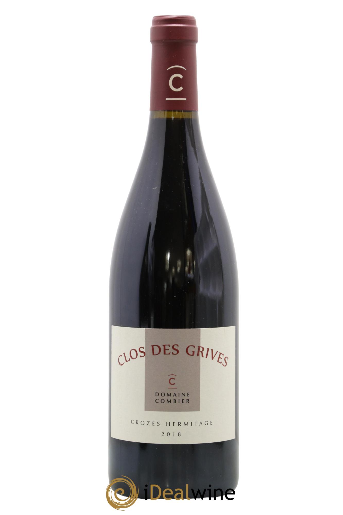 Crozes-Hermitage Clos des Grives Combier 2018 - Lot de 1 bouteille - 0