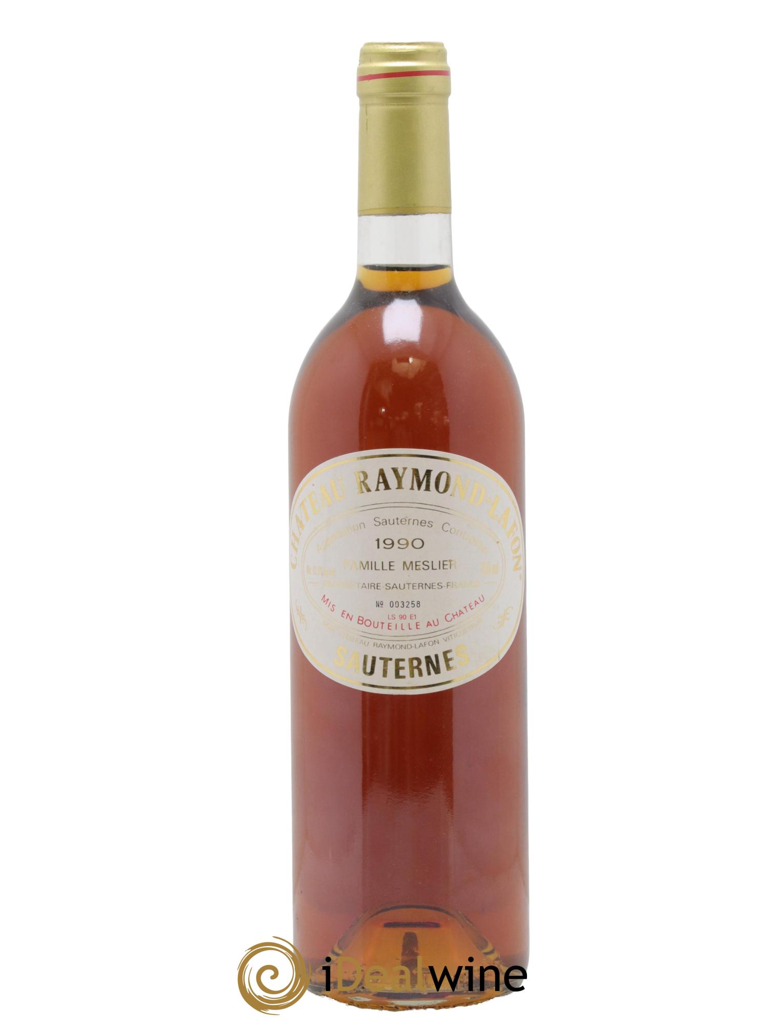 Château Raymond Lafon 1990 - Posten von 1 Flasche - 0