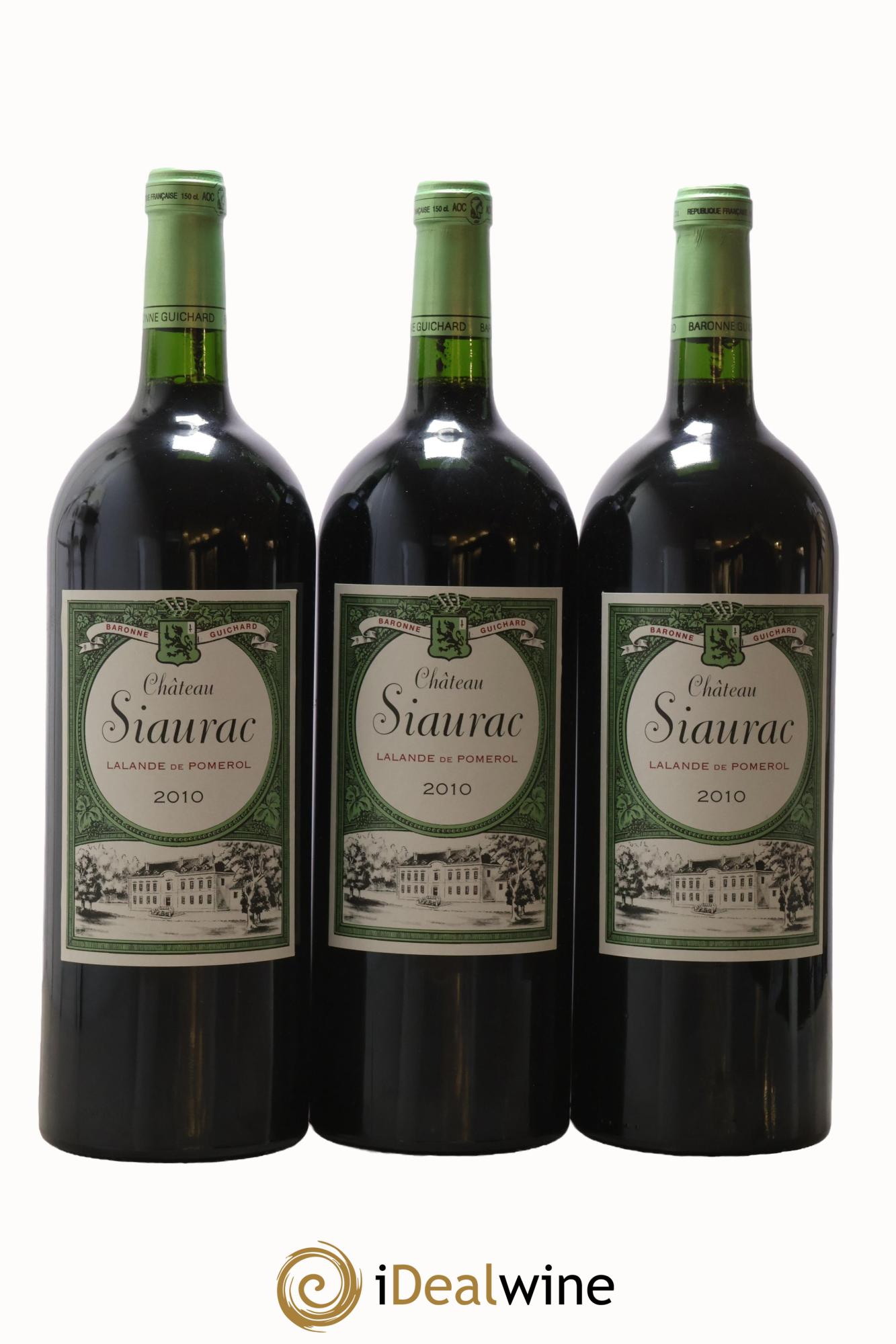 Château Siaurac 2010 - Lot de 3 magnums - 0
