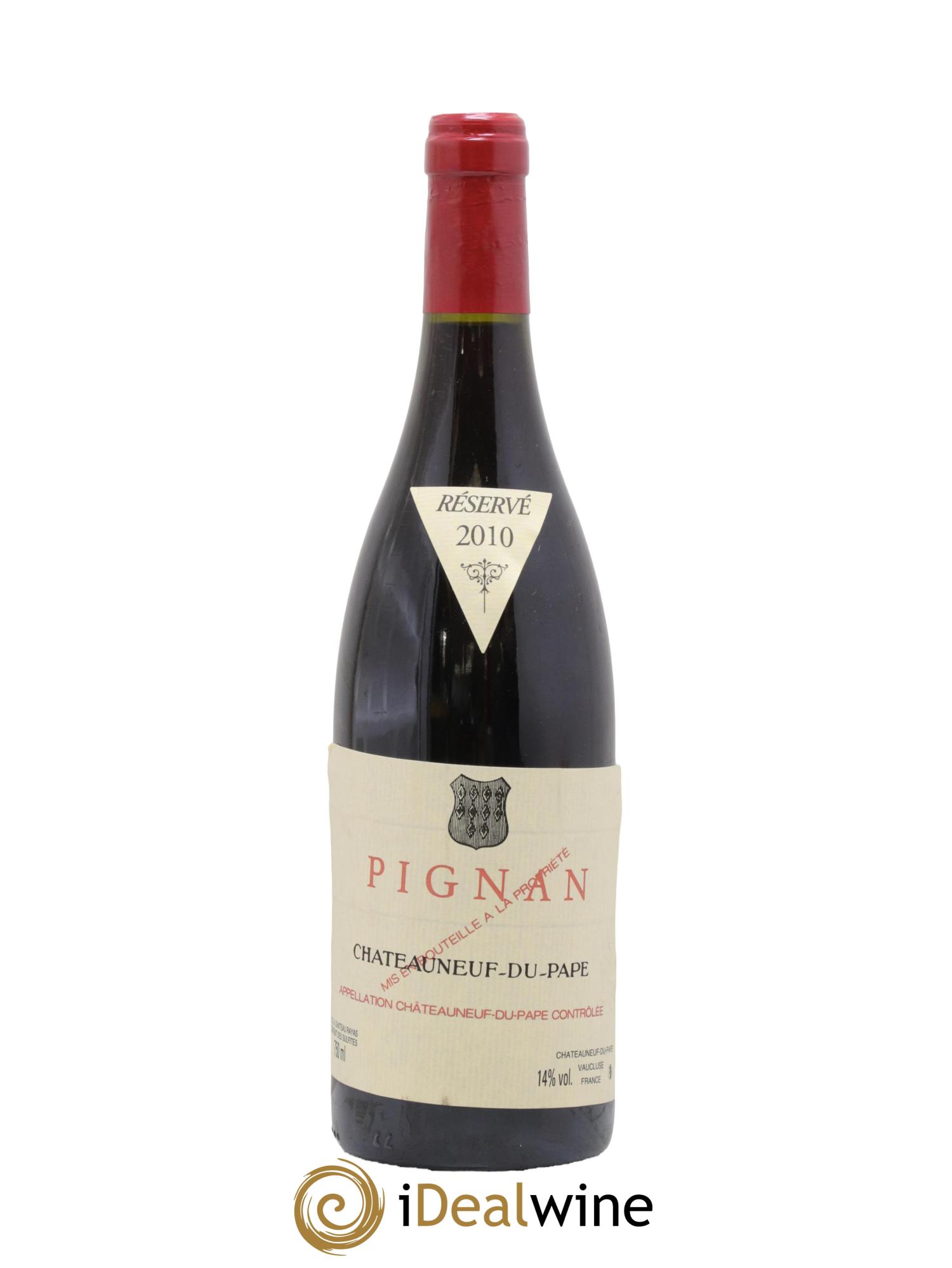 Châteauneuf-du-Pape Pignan Emmanuel Reynaud 2010 - Lot of 1 bottle - 0