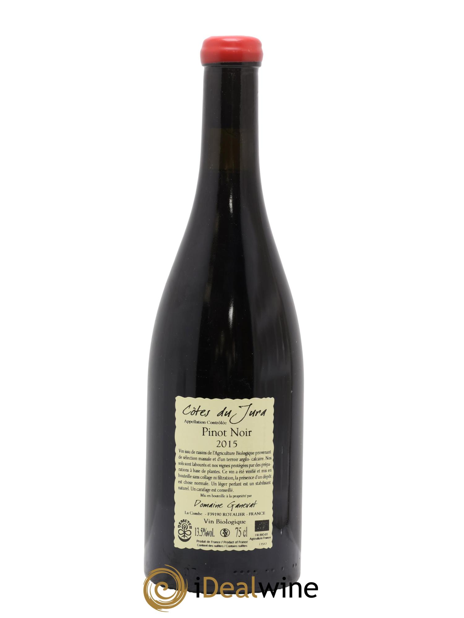 Côtes du Jura Cuvée Julien Jean-François Ganevat (Domaine) 2015 - Lot de 1 bouteille - 1