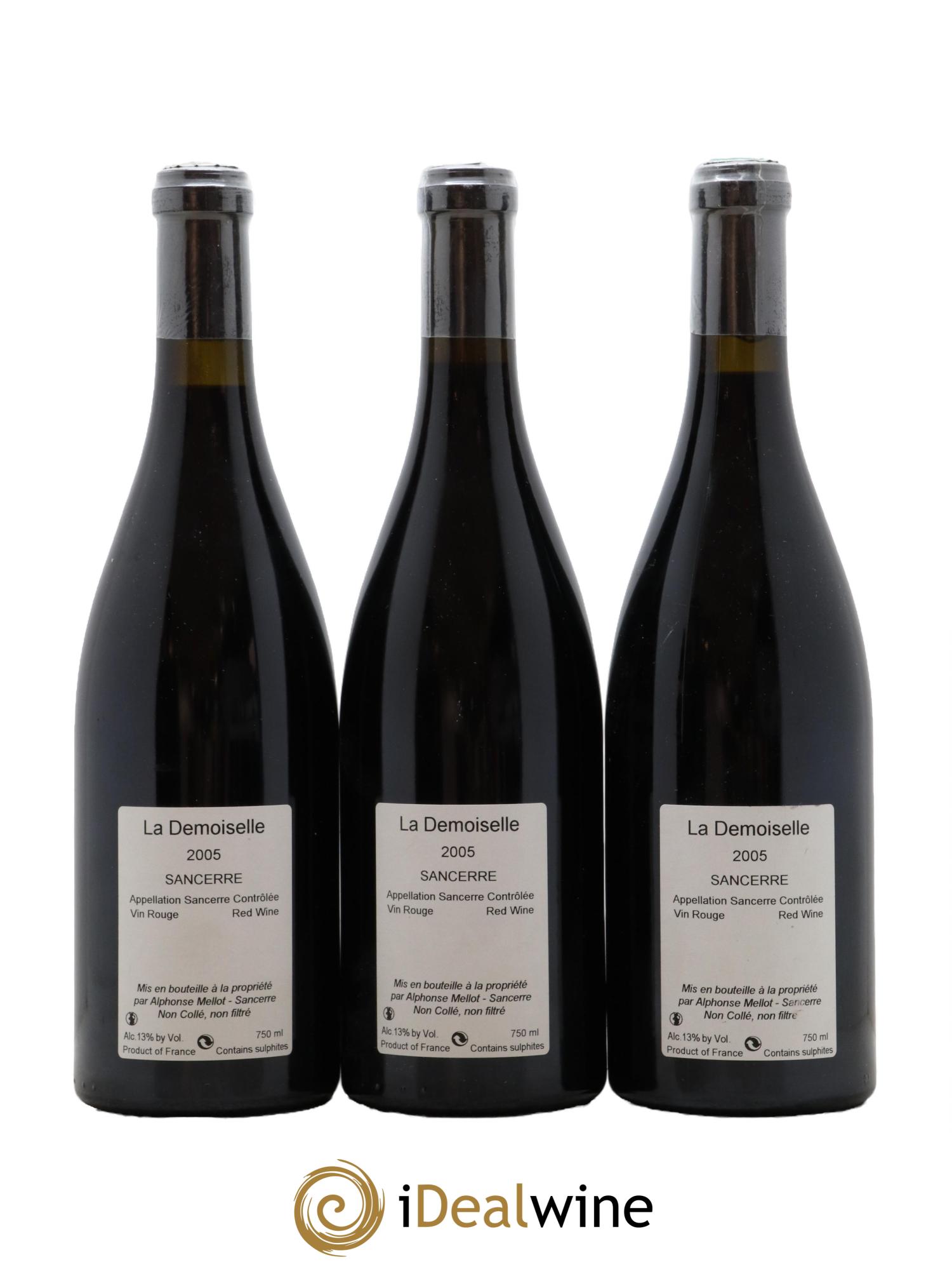 Sancerre La Demoiselle Alphonse Mellot 2005 - Lot de 3 bouteilles - 1