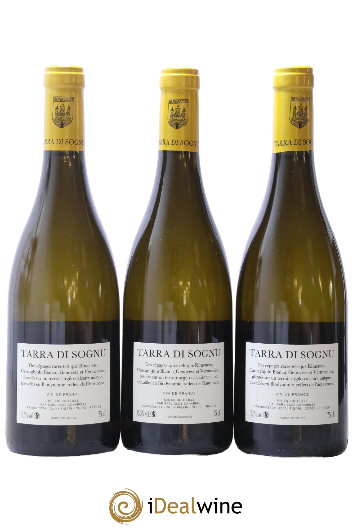 Vin de France Tarra di Sognu Clos Canarelli 2022 - Lot of 3 bottles - 1