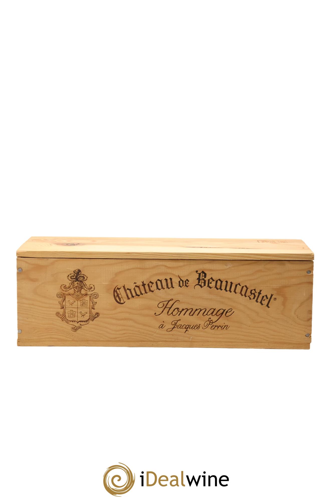 Châteauneuf-du-Pape Château de Beaucastel Hommage à Jacques Perrin Famille Perrin 2012 - Lot of 1 magnum - 3