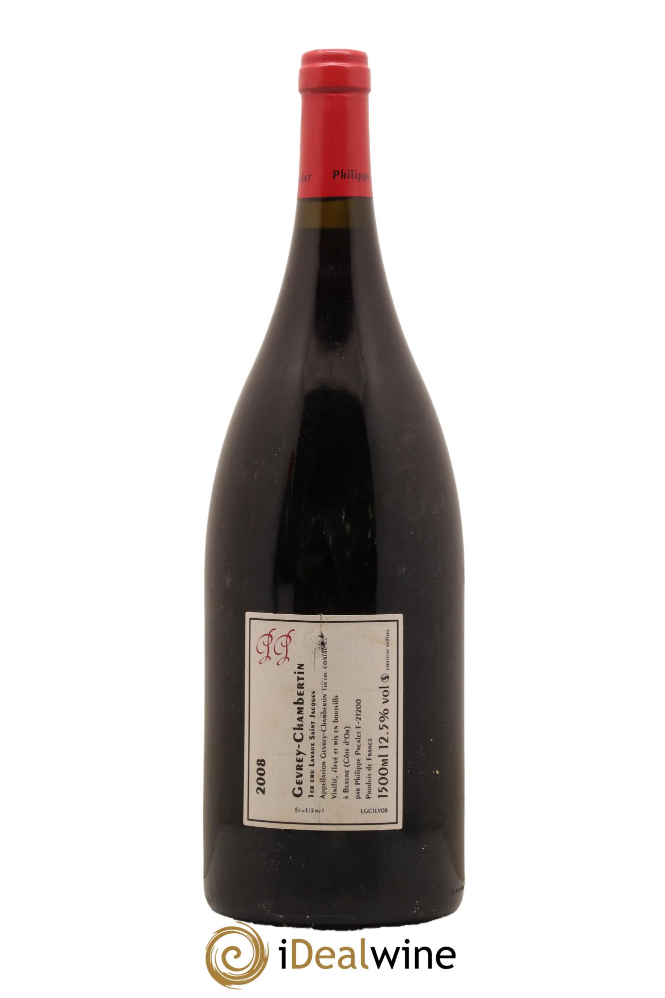 Gevrey-Chambertin 1er Cru Lavaux Saint-Jacques Philippe Pacalet 2008 - Lot de 1 magnum - 1