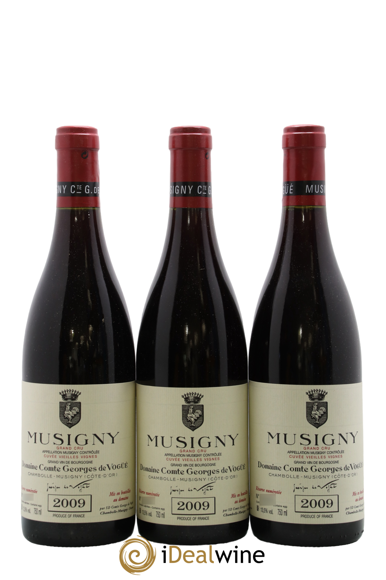 Musigny Grand Cru Cuvée Vieilles Vignes Comte Georges de Vogüé 2009 - Lot de 6 bouteilles - 1