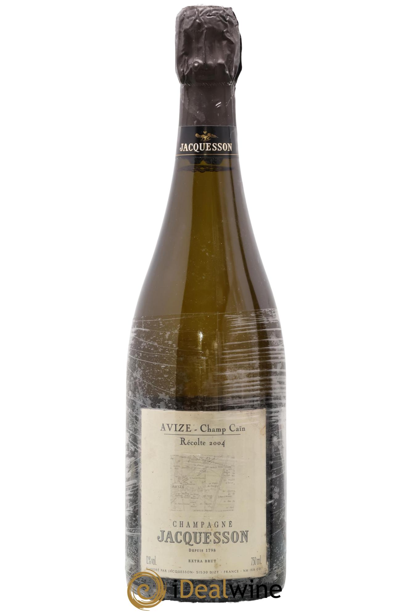 Avize Champ Caïn Extra-Brut Jacquesson 2004 - Lot de 1 bouteille - 0