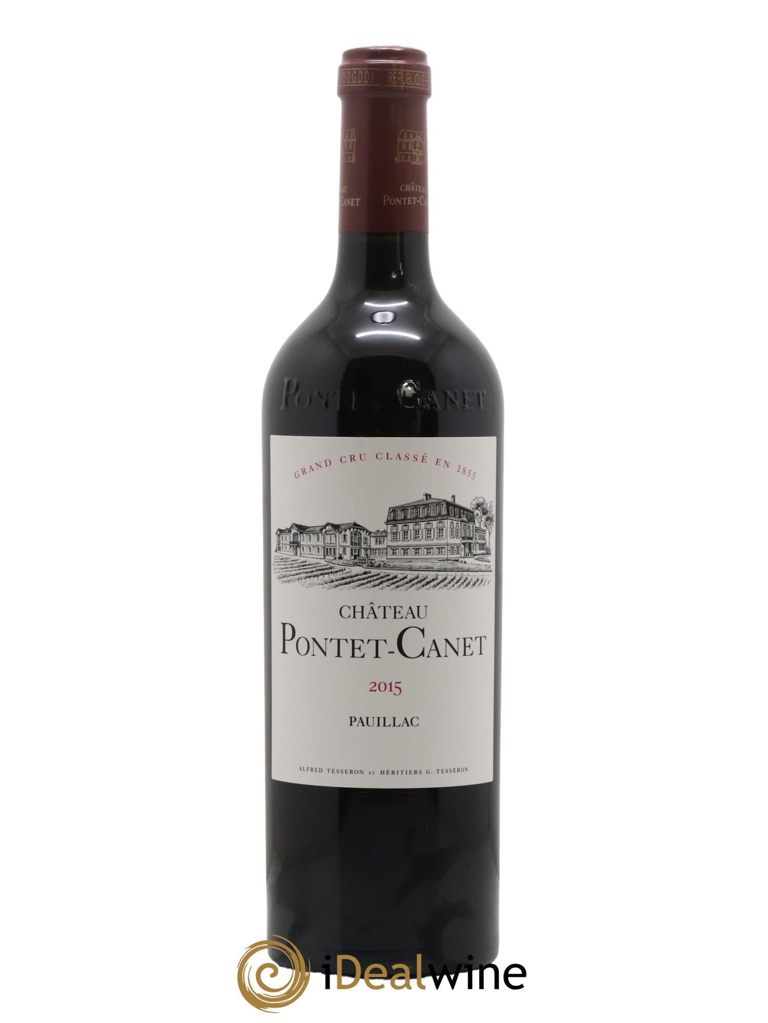 Château Pontet Canet 5ème Grand Cru Classé 2015 - Lot de 1 bouteille - 0