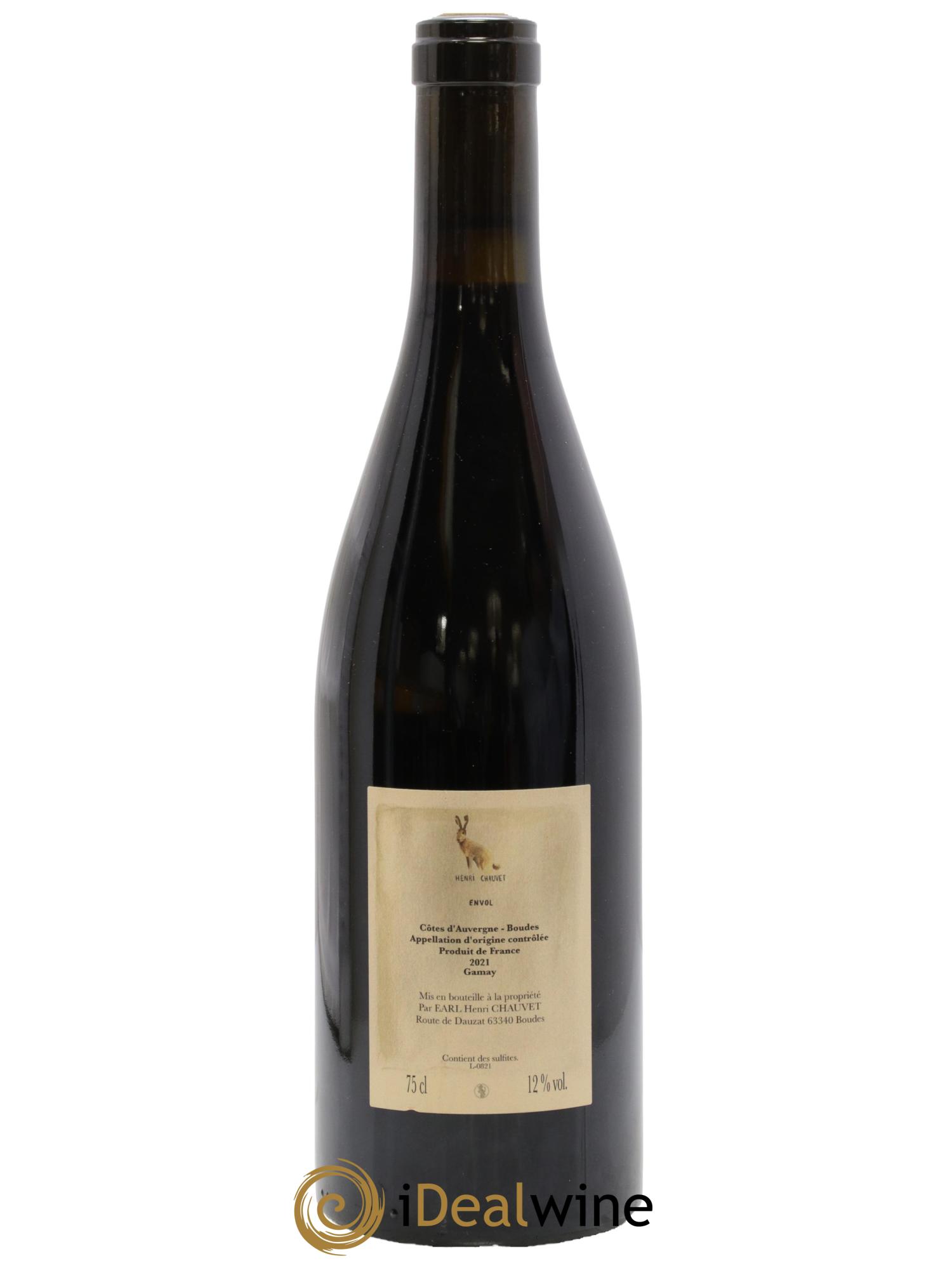 Côtes d'Auvergne Envol Henri Chauvet 2021 - Lot of 1 bottle - 1