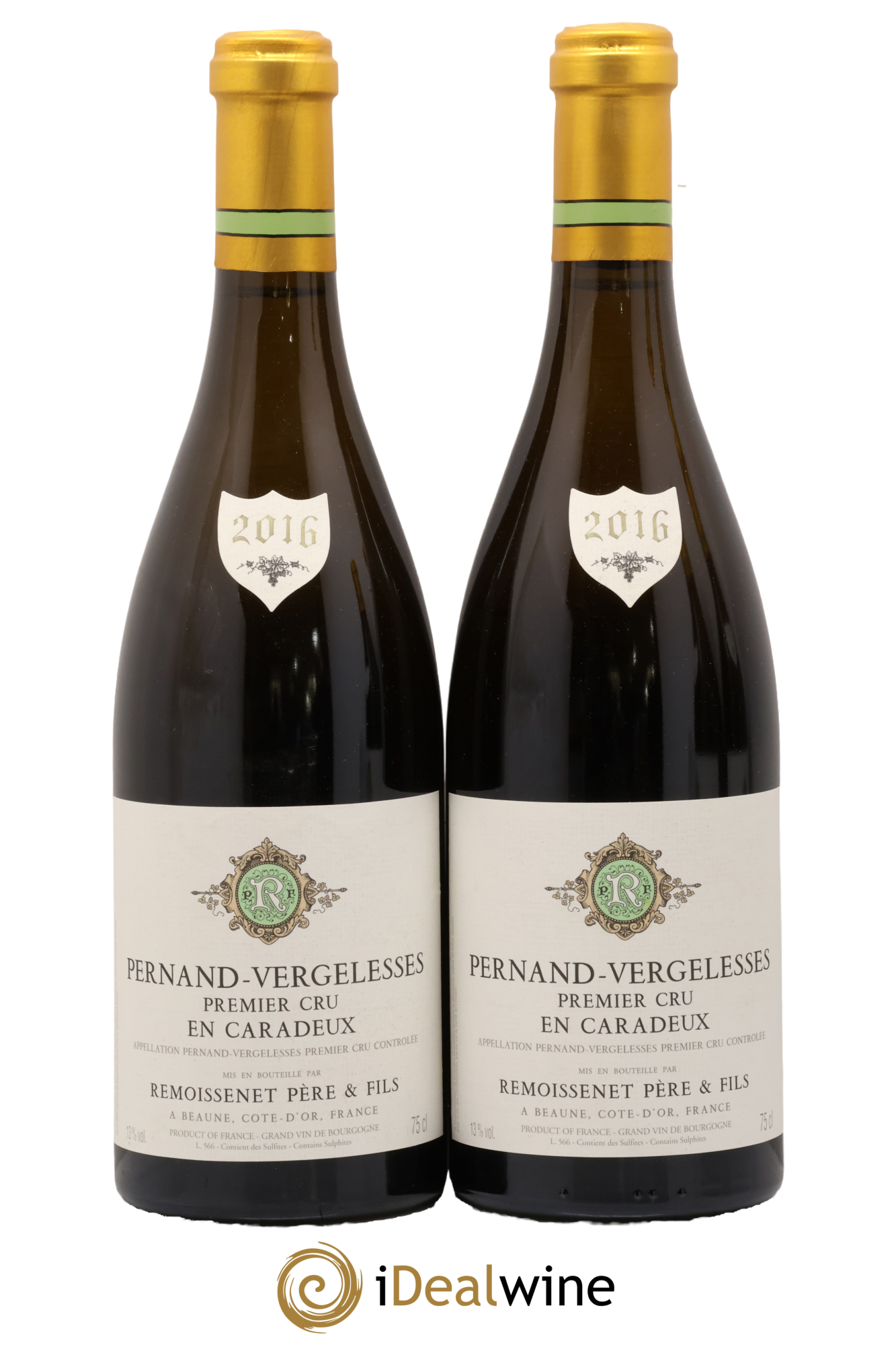 Pernand-Vergelesses 1er Cru En Caradeux Remoissenet Père et Fils 2016 - Lot de 2 bouteilles - 0