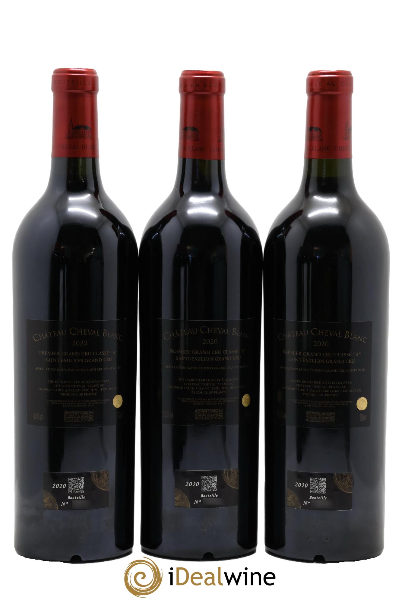 Château Cheval Blanc 1er Grand Cru Classé A 2020 - Lot de 6 bouteilles - 2