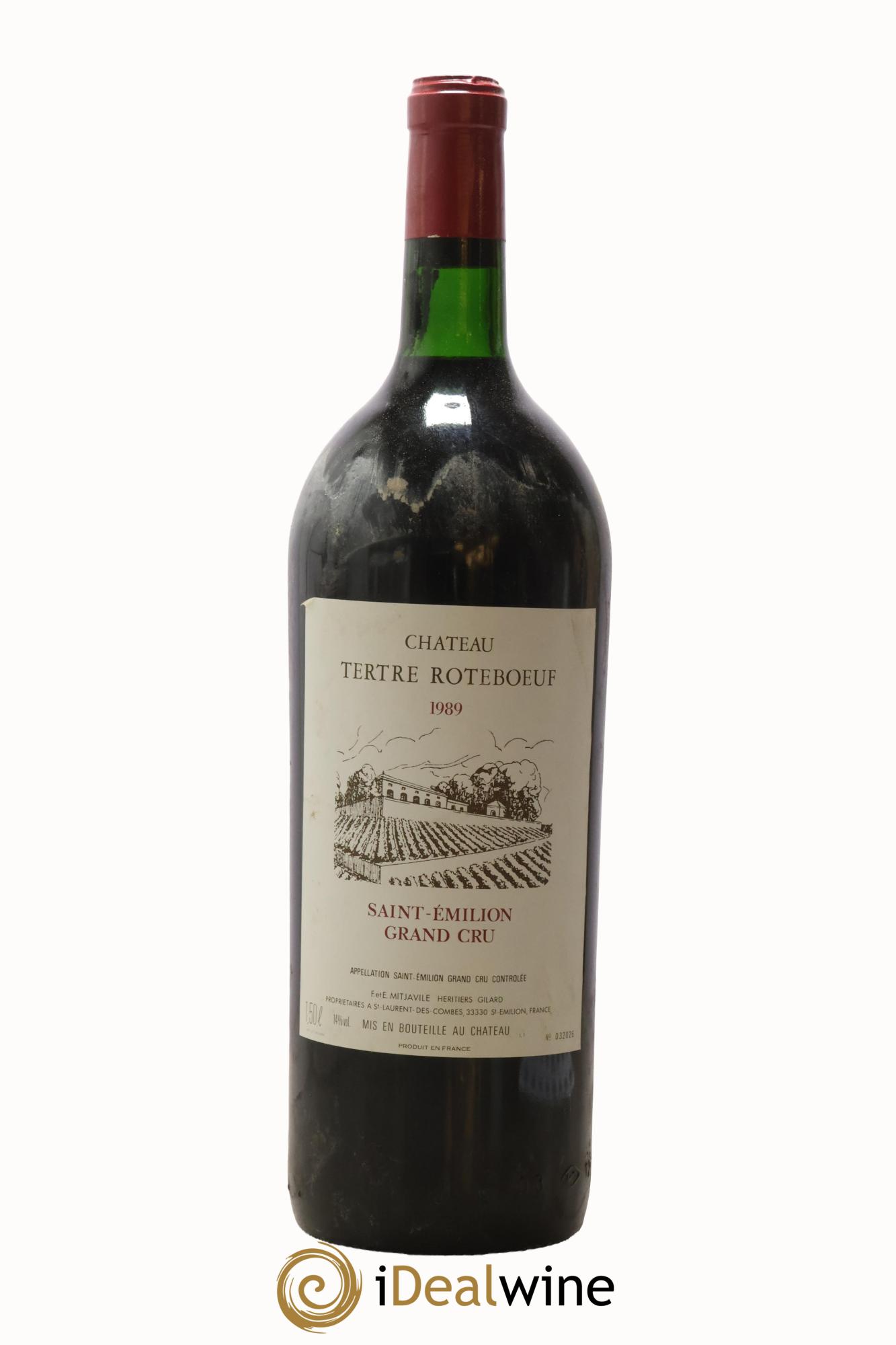 Château Tertre Roteboeuf 1989 - Posten von 1 Magnum - 0